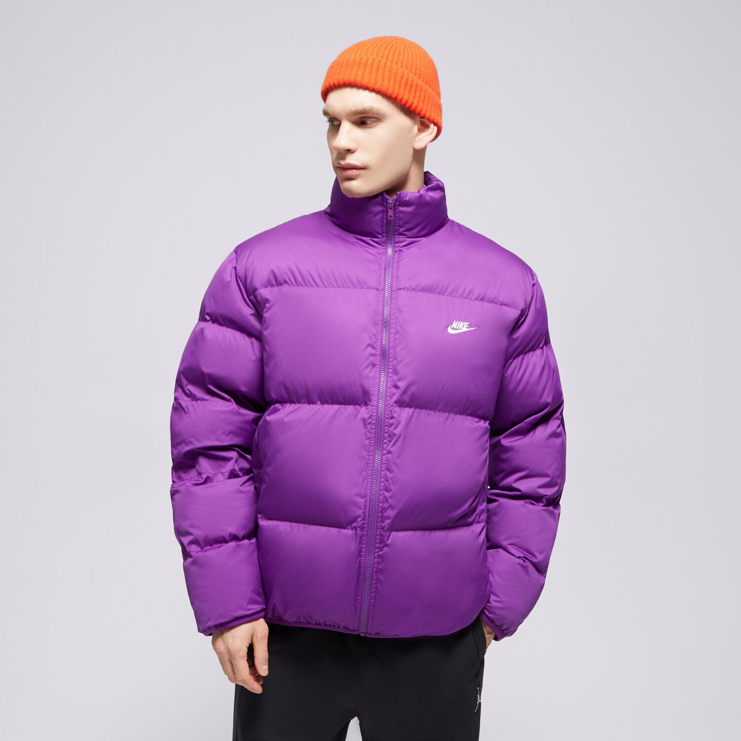 pánská zimní bunda NIKE BUNDA M NK CLUB PUFFER FB7368-507 FIALOVÁ