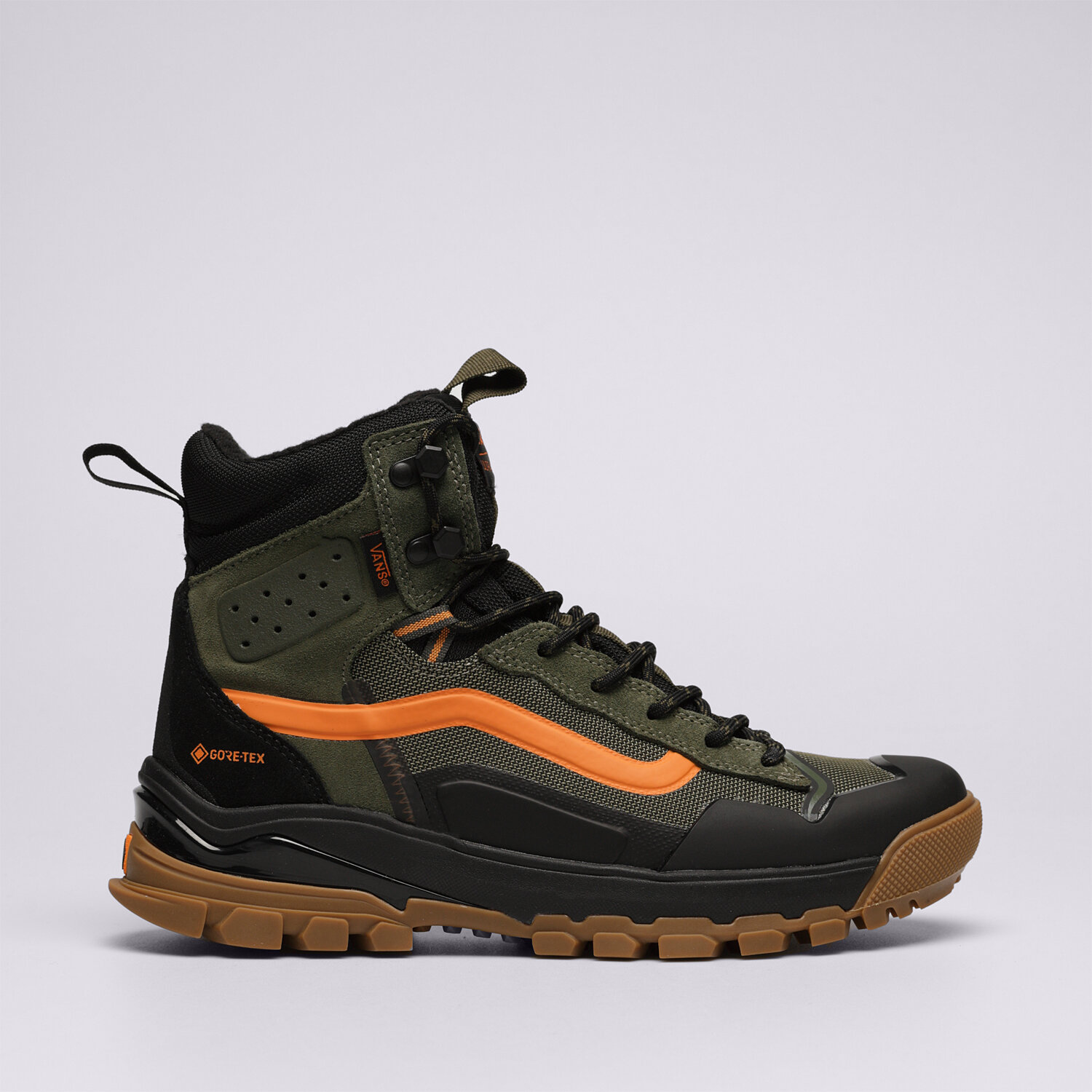 pánské skate boty (skateboardové) VANS UA ULTRARANGE EXO HI GORE-TEX MTE-3 VN0A5JHXBIQ1 ZELENÁ