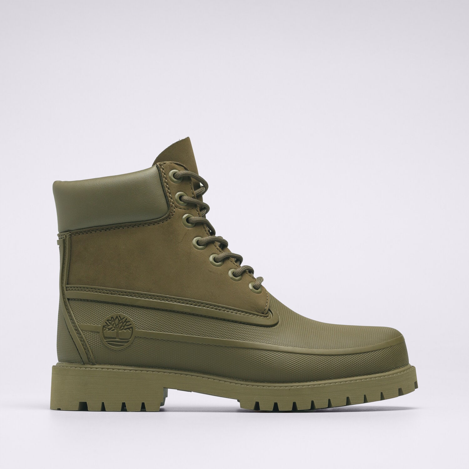 pánské kotníkové boty TIMBERLAND 6 INCH RUBBER TOE TB0A5QYR3271 KHAKI