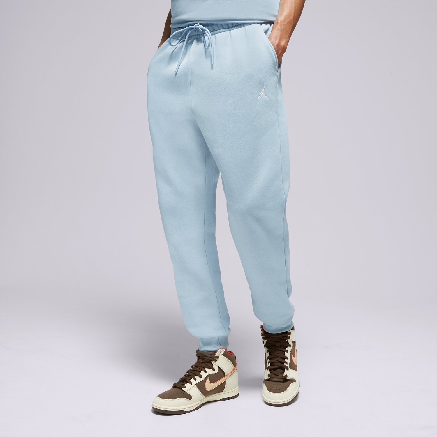 pánské kalhoty JORDAN KALHOTY  M J ESS FLC PANT FJ7779-436 MODRÁ