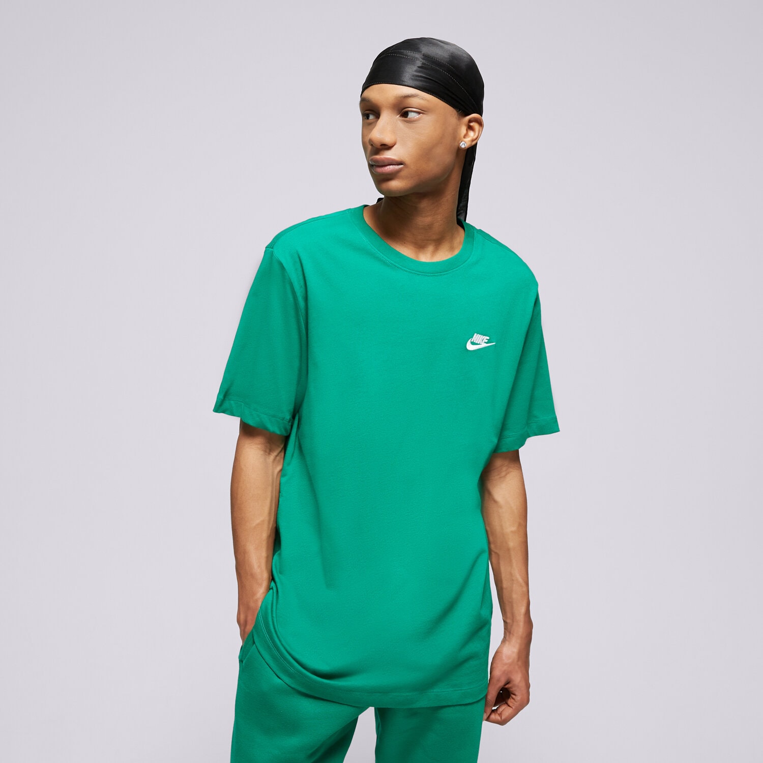 pánské tričko NIKE TRIČKO SPORTSWEAR CLUB AR4997-365 ZELENÁ