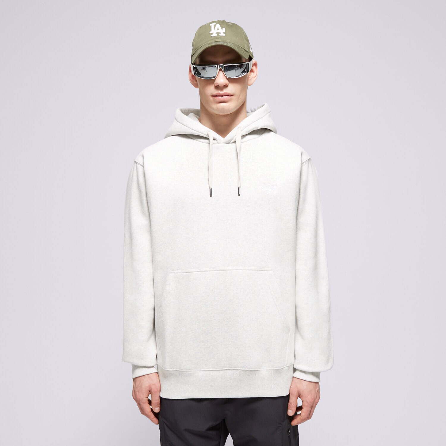 pánská mikina DICKIES MIKINA S KAPUCÍ SUMMERDALE HOODIE DK0A4Y6PA281 ŠEDÁ