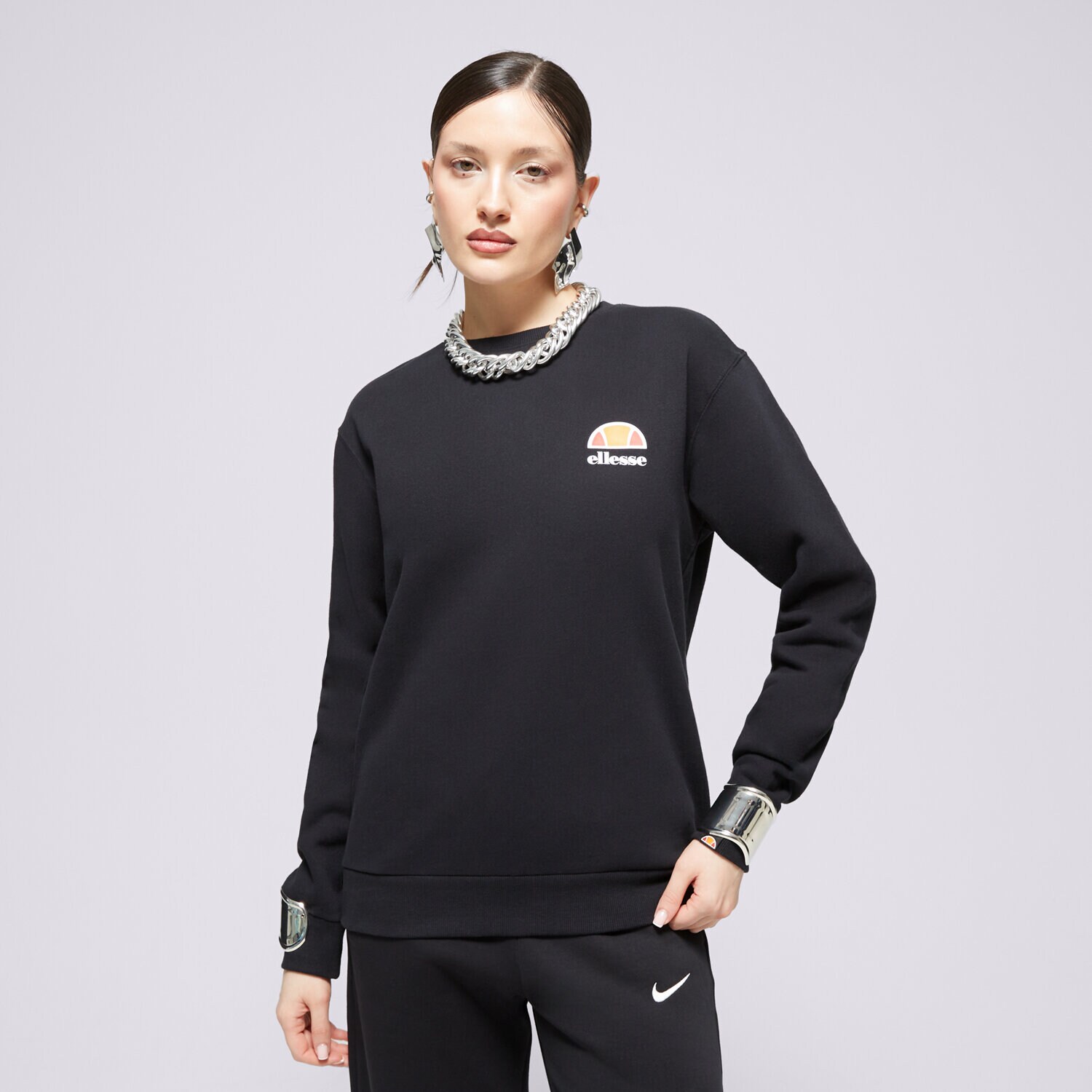 dámská mikina ELLESSE MIKINA HAVERFORD BLK SGC07484011 ČERNÁ
