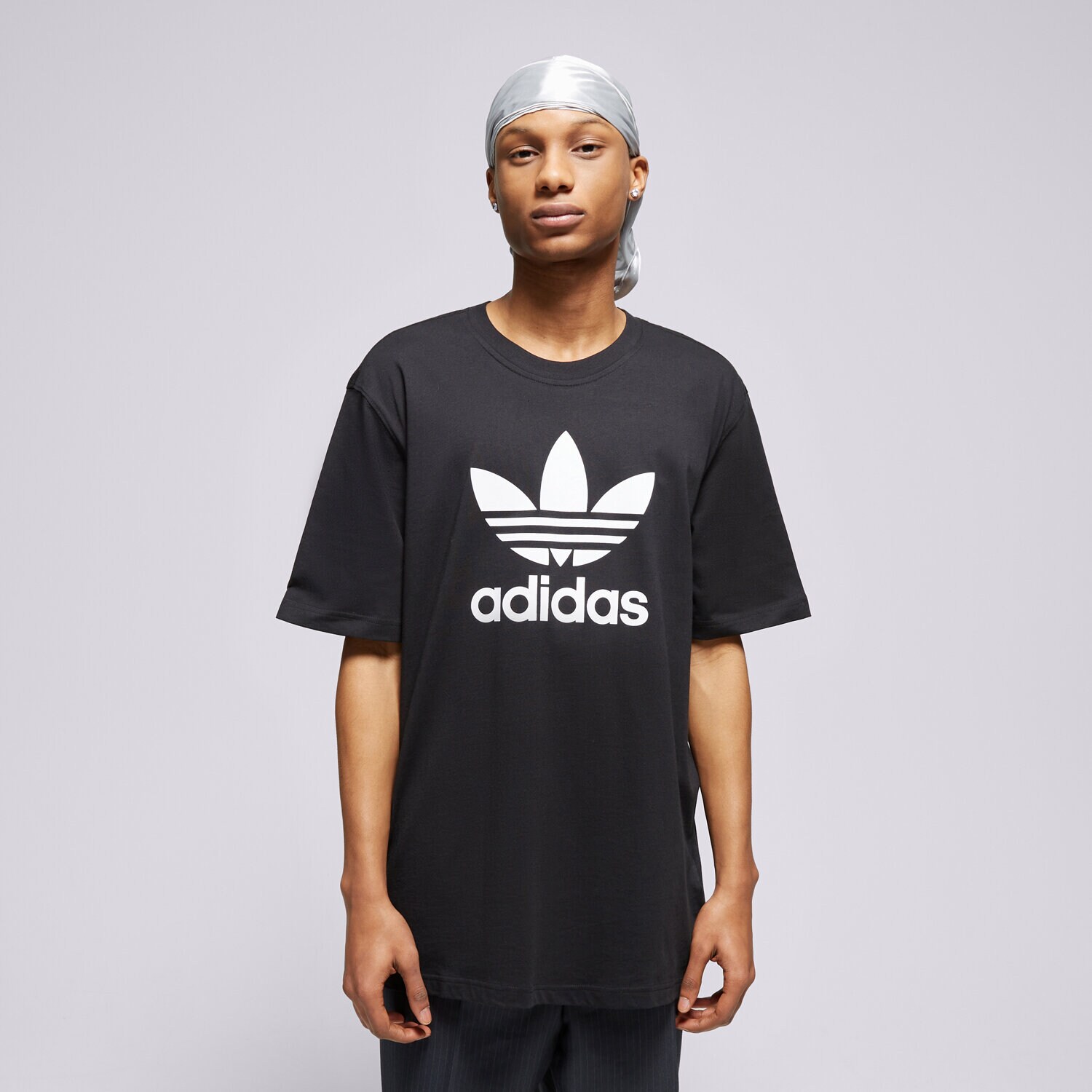 pánské tričko ADIDAS TRIČKO TREFOIL TRIČKO IU2364 ČERNÁ