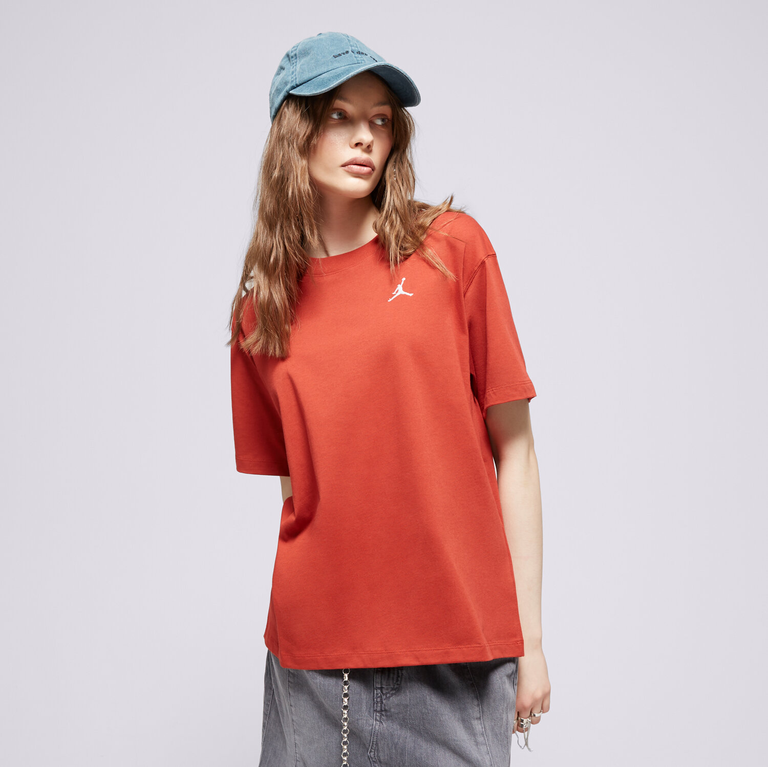 dámské tričko JORDAN TRIČKO W J ESSEN GF TEE CORE 23 FN4500-615 ČERVENÁ