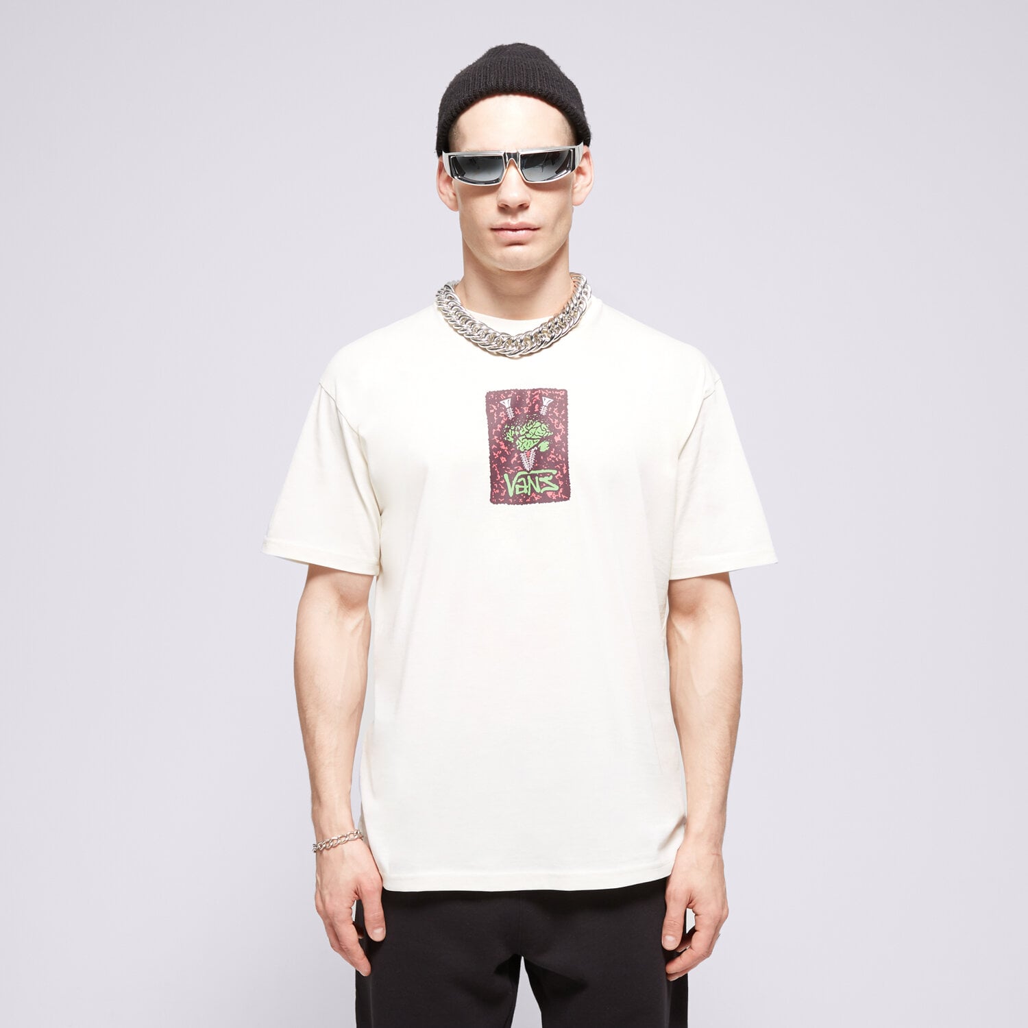 pánské tričko VANS TRIČKO THINKV TEE VN000G4JFS81 BÍLÁ