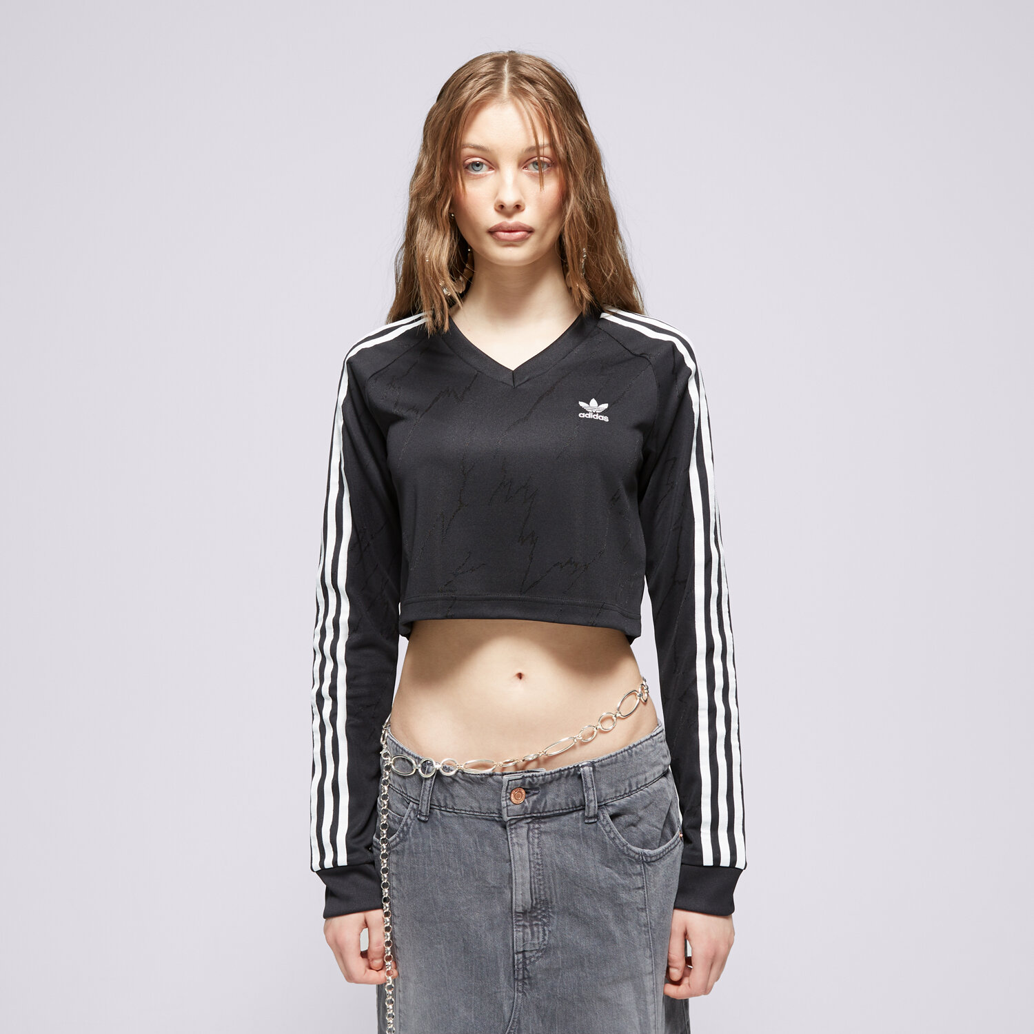 dámské tričko ADIDAS TRIČKO FR LS JERSEY IT9707 ČERNÁ