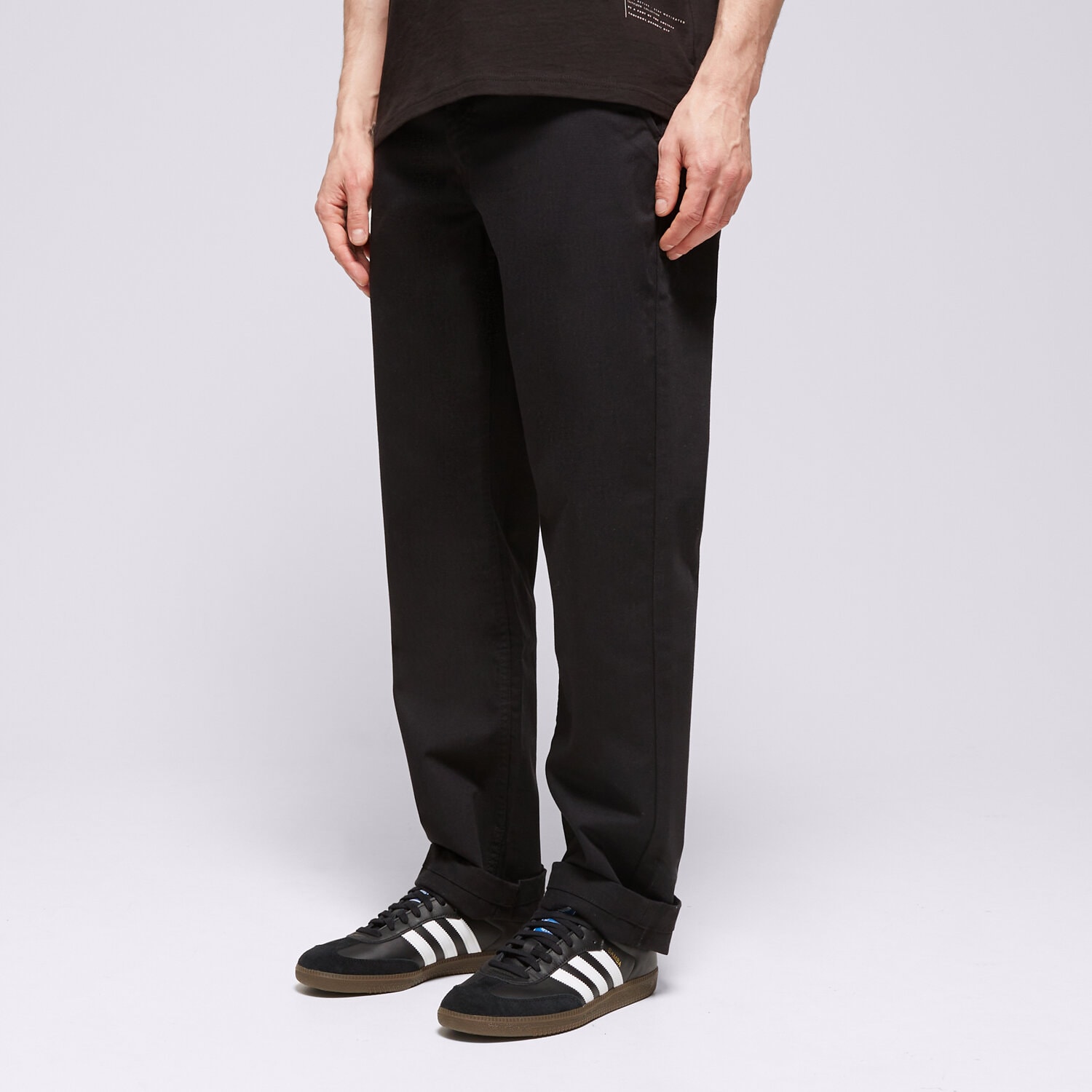 pánské kalhoty VANS KALHOTY  AUTHENTIC CHINO RELAXED VN0A5FJ8BLK1 ČERNÁ