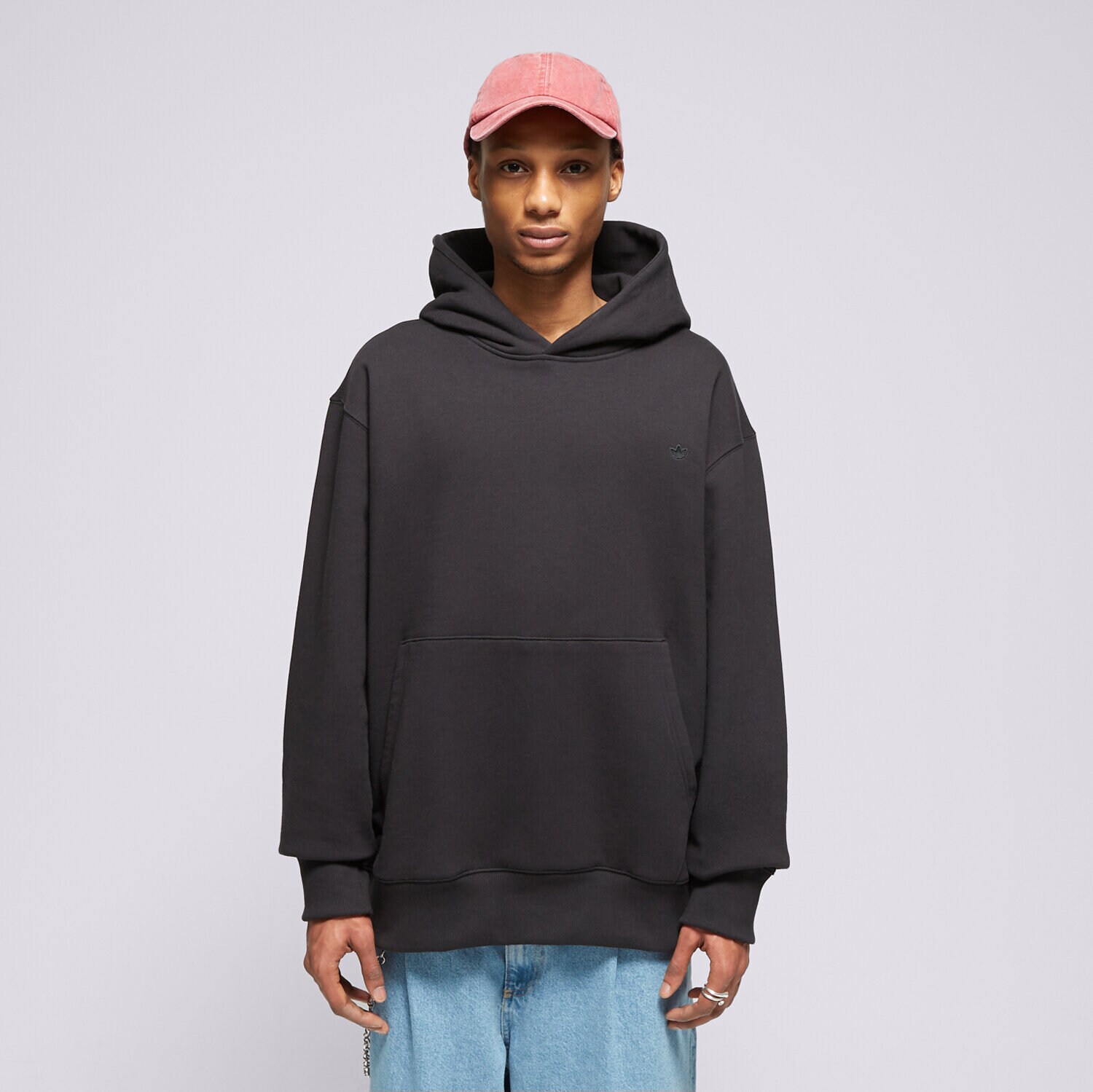 pánská mikina ADIDAS MIKINA S KAPUCÍ C HOODIE FT HK2937 ČERNÁ