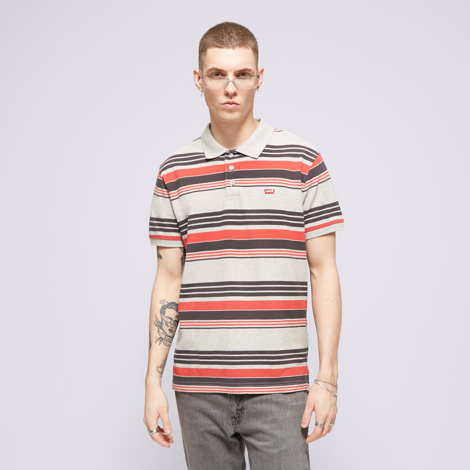 pánské polo tričko LEVI'S TRIČKO HM TRIČKO MULTI-COLOR 35883-0166 VÍCEBAREVNÁ