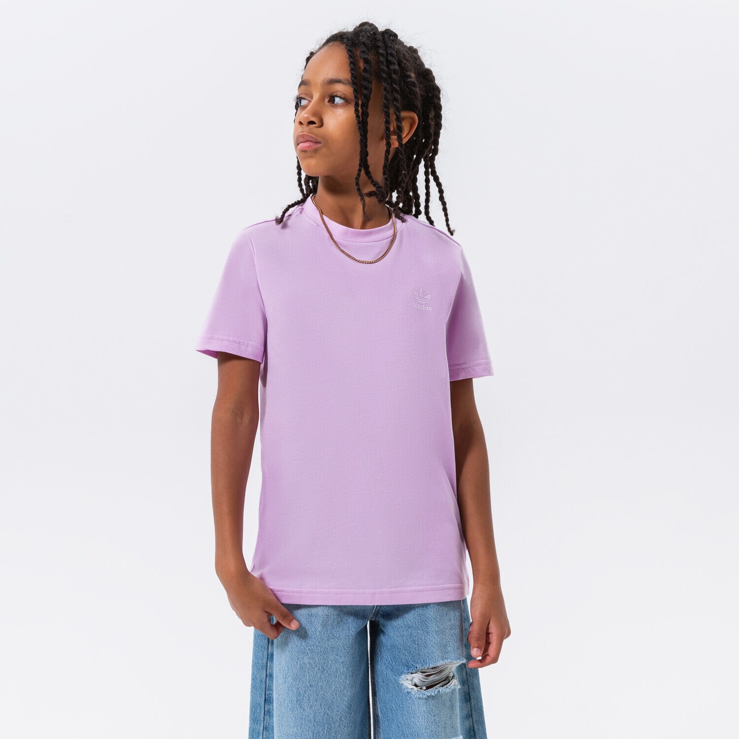 dětské tričko ADIDAS TRIČKO TEE GIRL HK0406 RŮŽOVÁ