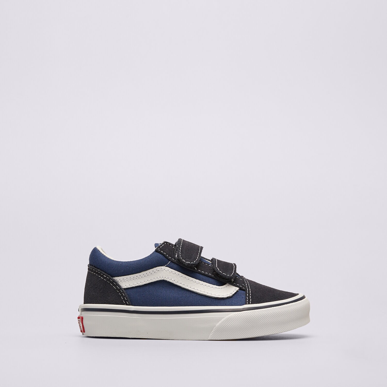 dětské skate boty (skateboardové) VANS UY OLD SKOOL V VN000VHENWD1 TMAVOMODRÁ