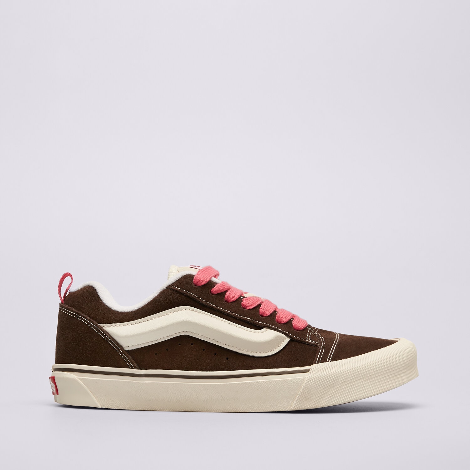 pánské skate boty (skateboardové) VANS KNU SKOOL VN0009QCBF21 HNĚDÁ
