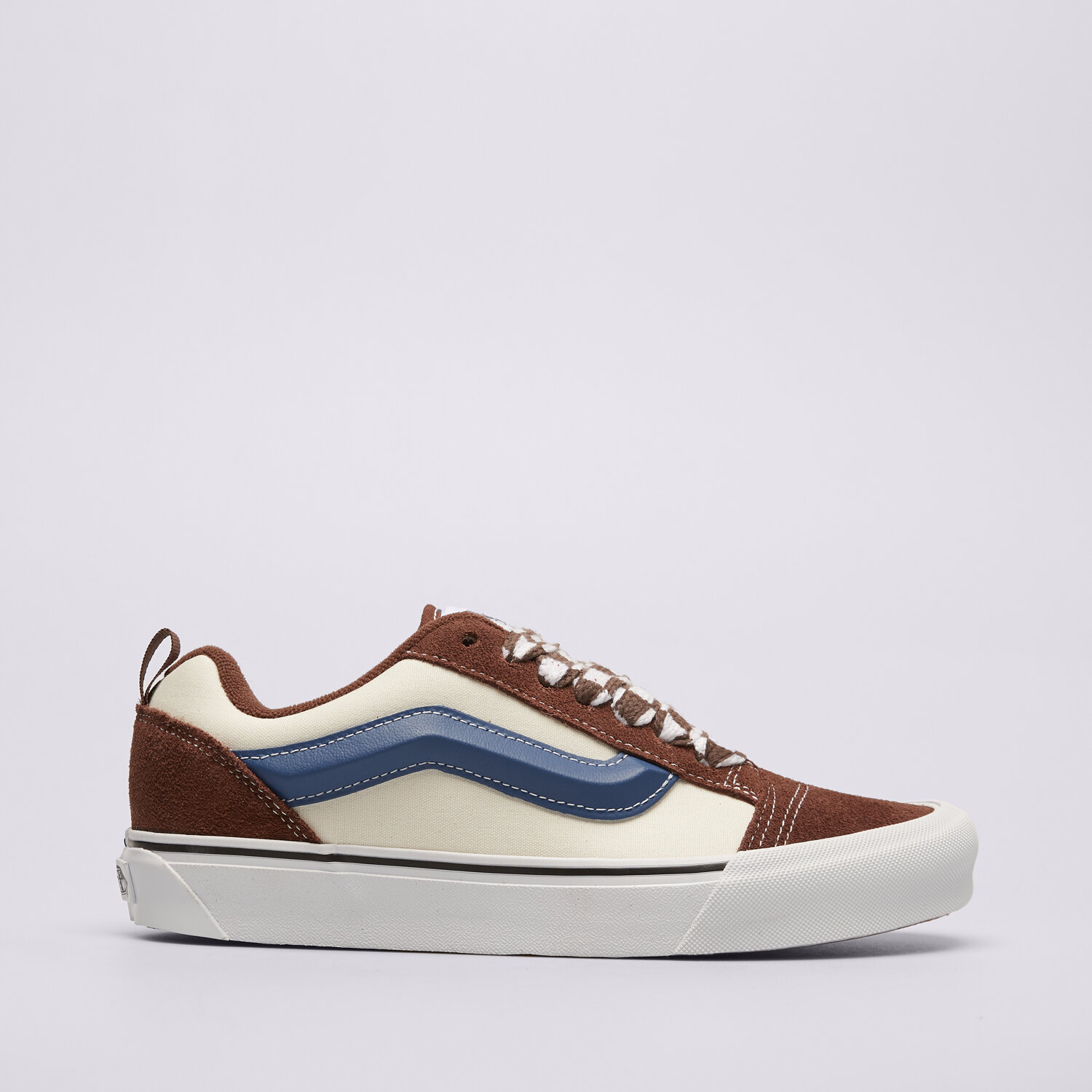pánské skate boty (skateboardové) VANS KNU SKOOL  VN0009QCDMV1 HNĚDÁ