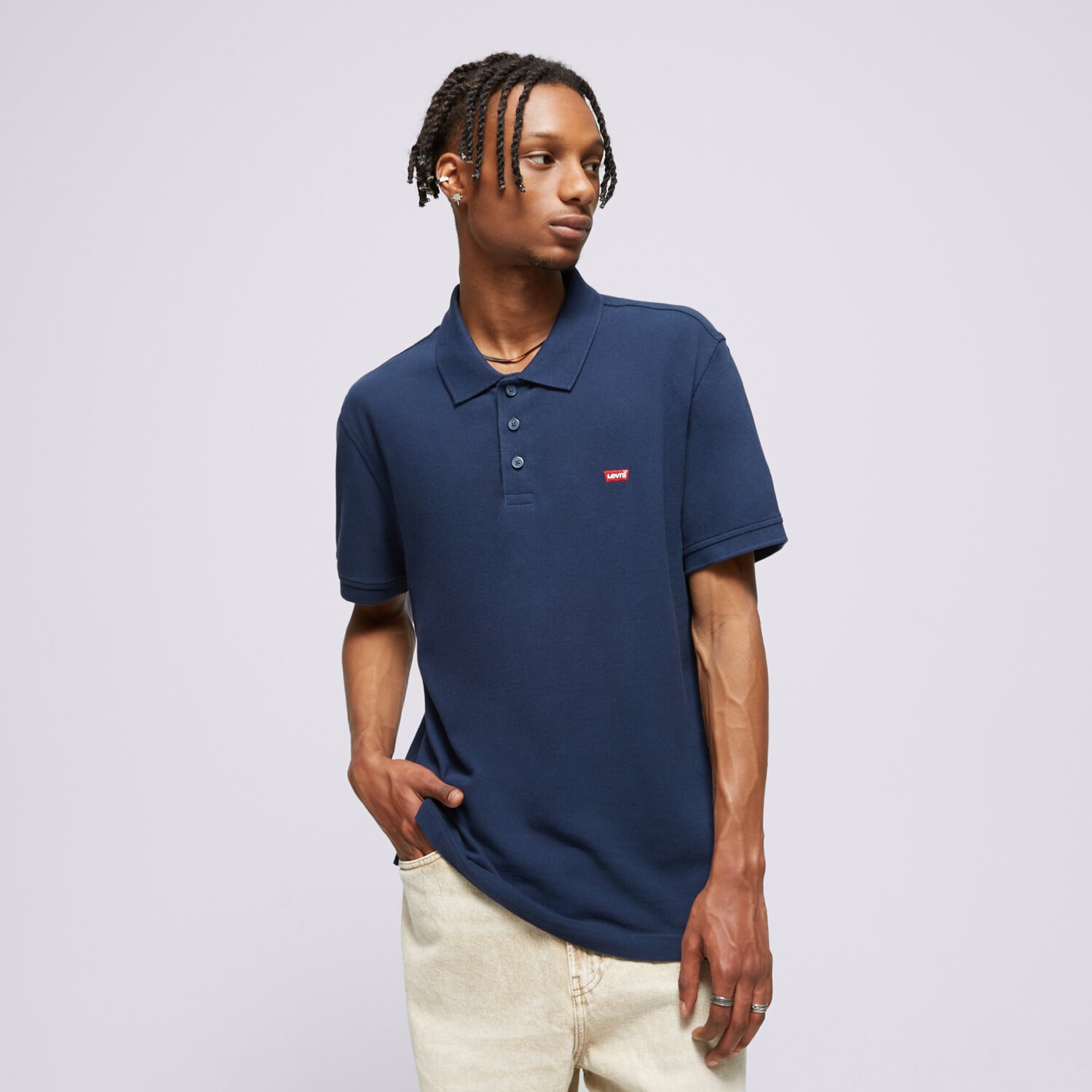 pánské polo tričko LEVI'S TRIČKO HM TRIČKO BLUES 35883-0005 TMAVOMODRÁ