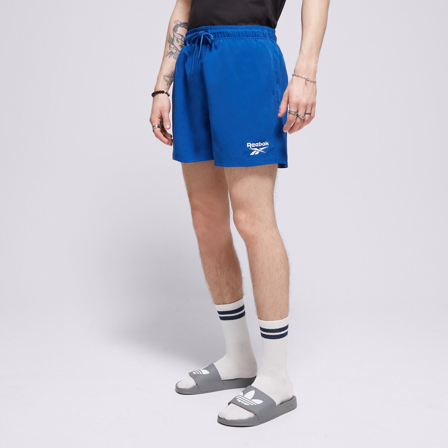 pánské kraťasy REEBOK ŠORTKY  YALE L5_71002_RBK_BLU1 MODRÁ