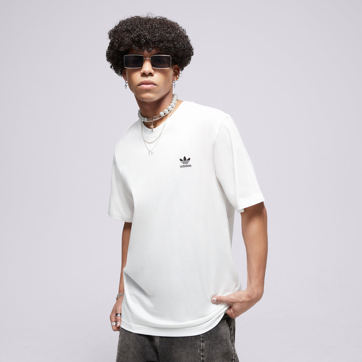 pánské tričko ADIDAS TRIČKO ESSENTIAL TEE IR9691 BÍLÁ