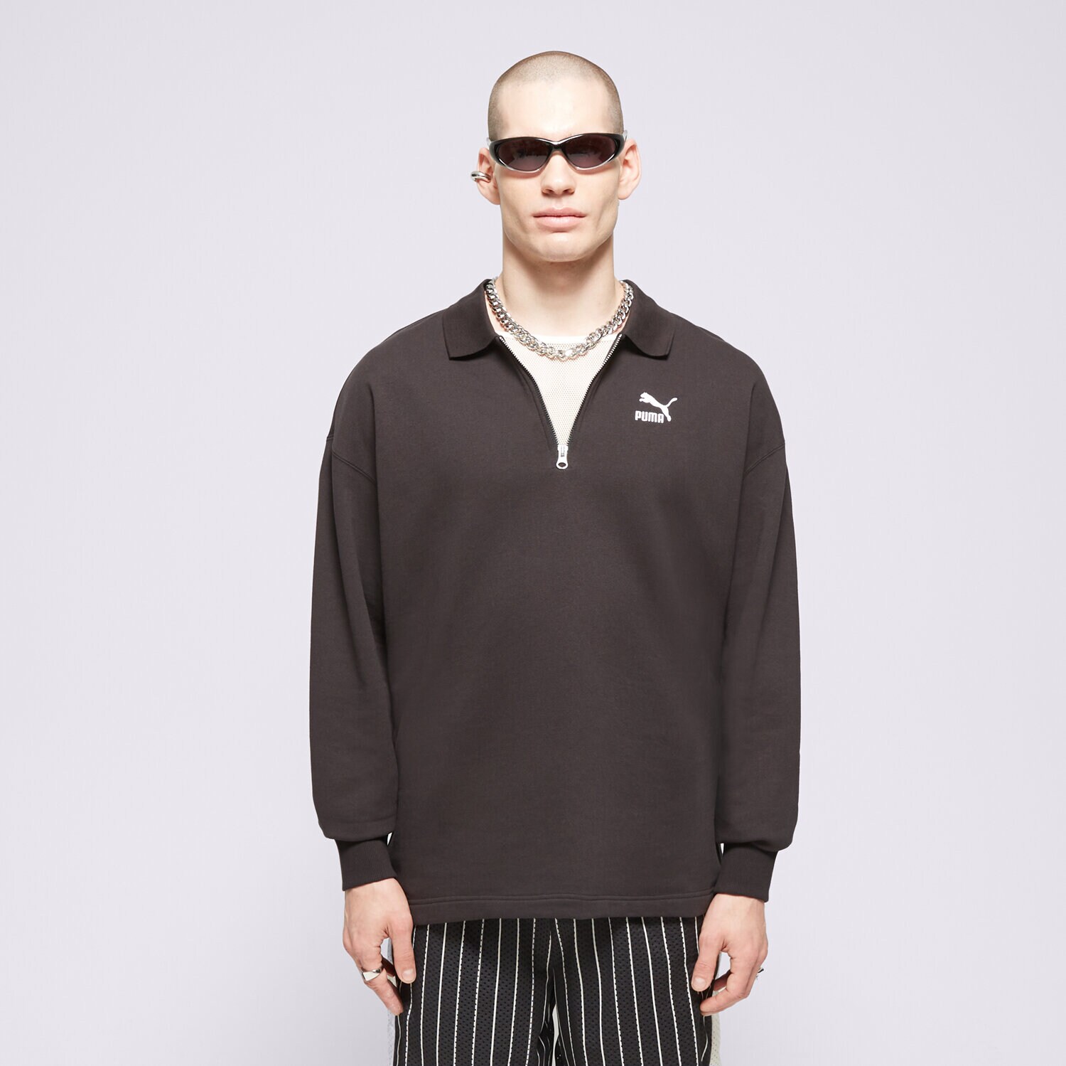 pánské tričko PUMA TRIČKO BETTER CLASSICS TRIČKO CREW TR 62425101 ČERNÁ