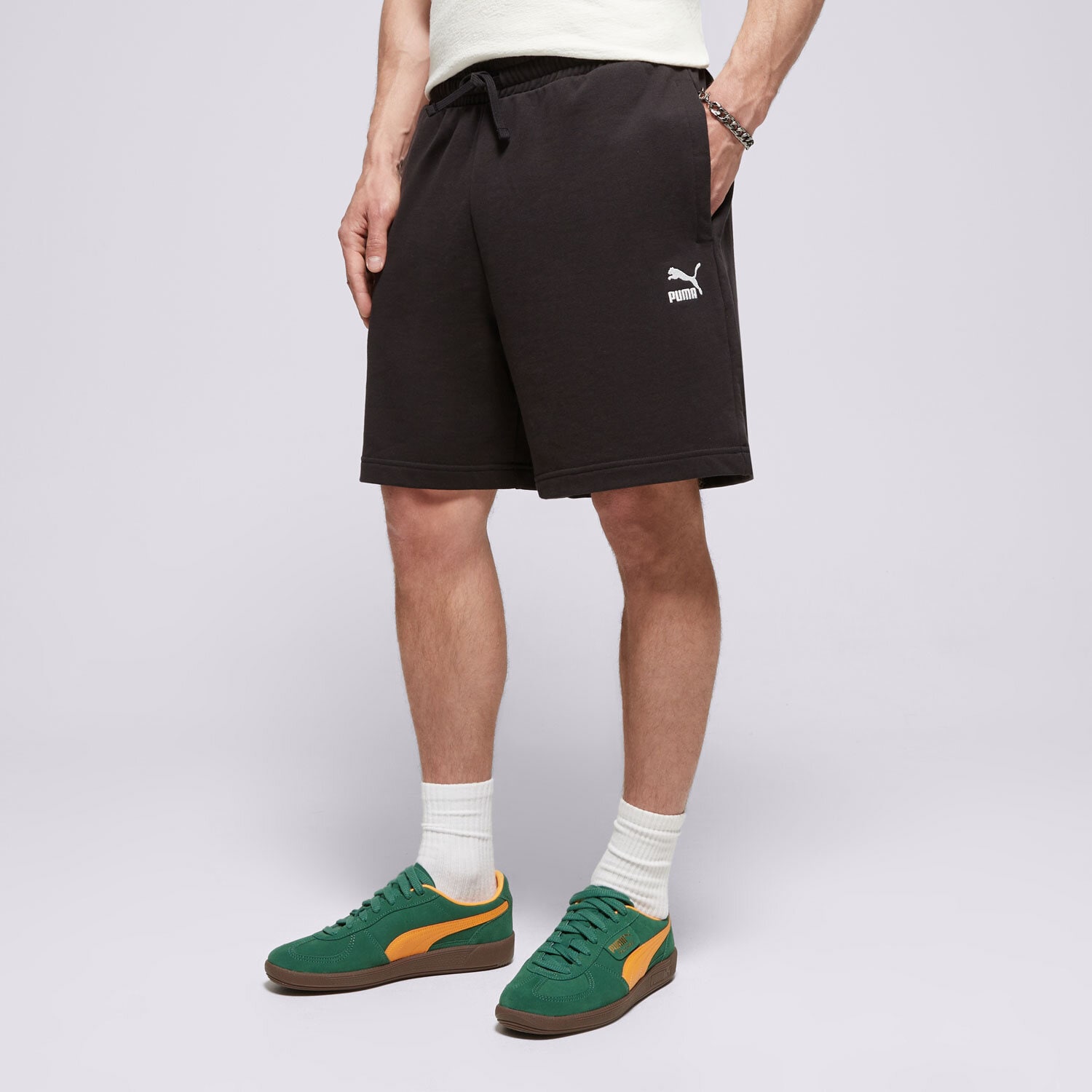 pánské kraťasy PUMA ŠORTKY  BETTER CLASSICS RELAXED SHORTS 62424901 ČERNÁ