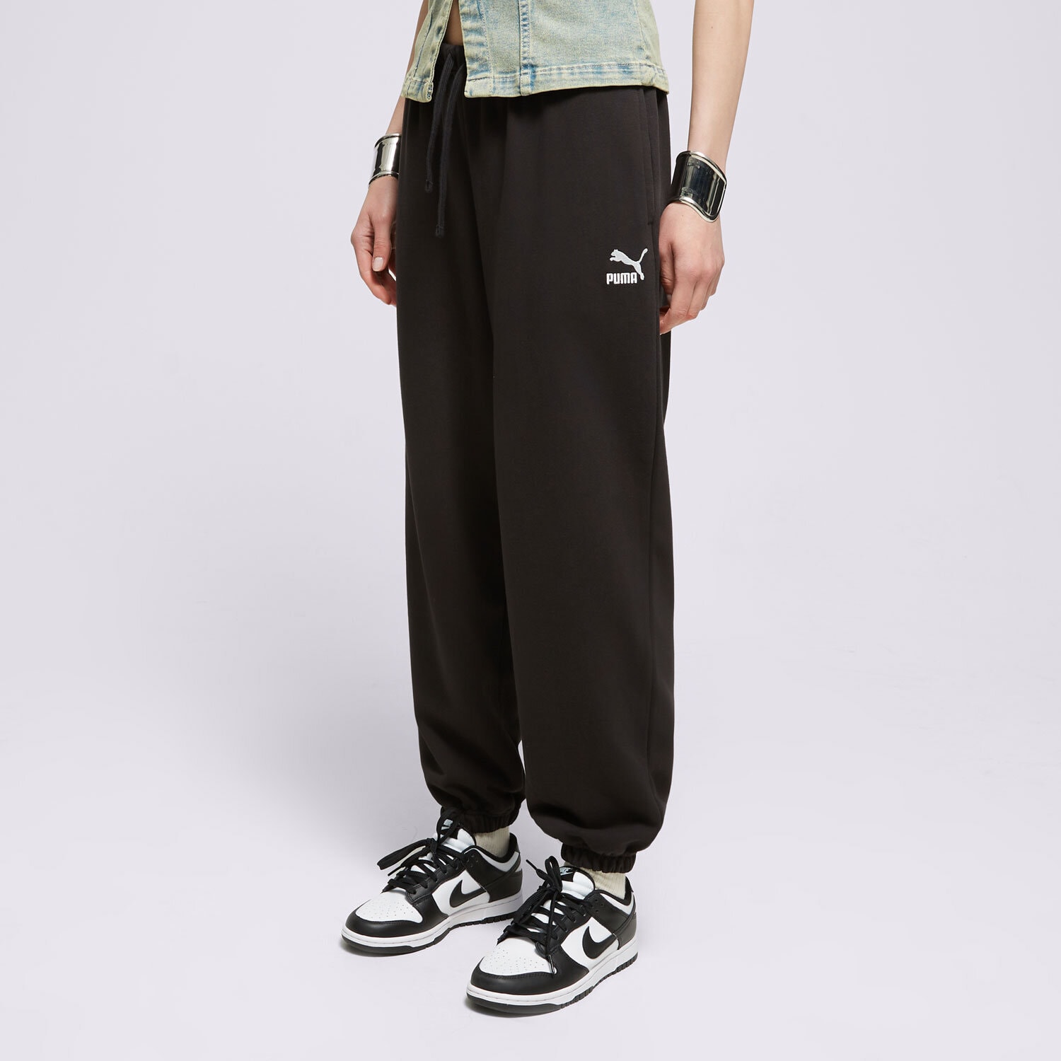 dámské kalhoty PUMA KALHOTY  BETTER CLASSICS 62423301 ČERNÁ
