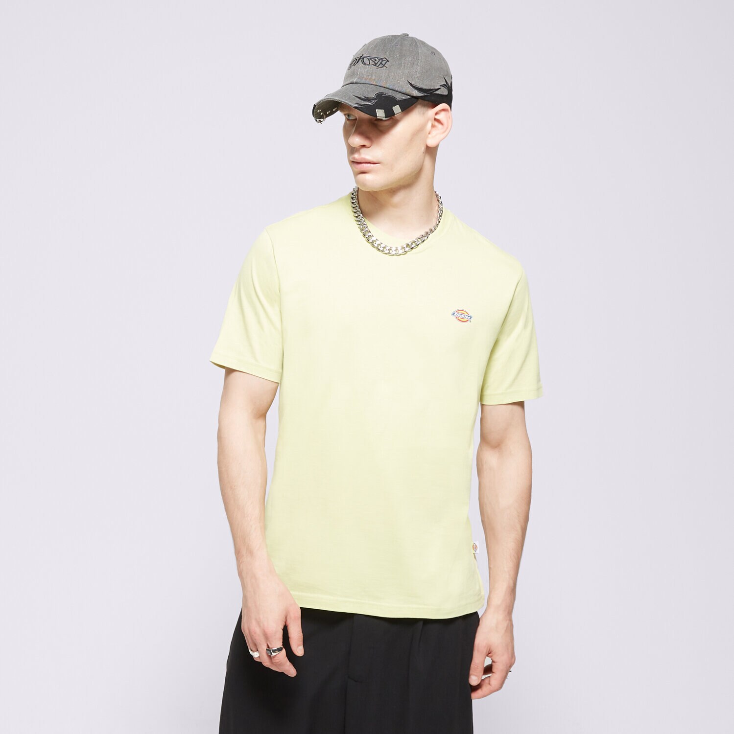 pánské tričko DICKIES TRIČKO SS MAPLETON TEE DK0A4XDBH141 ŽLUTÁ