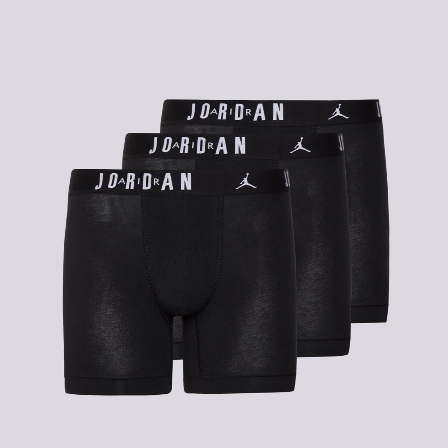 pánské spodní prádlo JORDAN TRENKY FLIGHT COTTON CORE 3PK BB JM0622-023 ČERNÁ