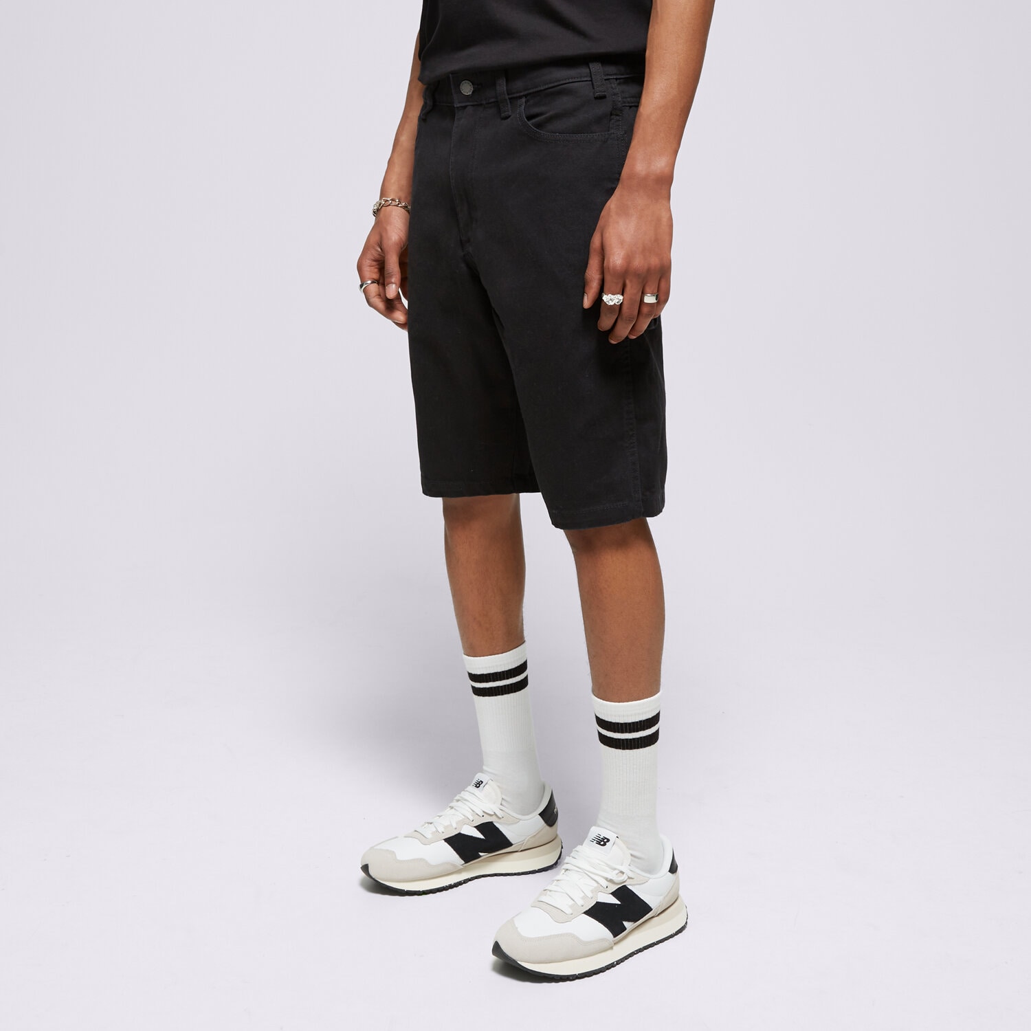 pánské kraťasy DICKIES ŠORTKY  DICKIES DUCK CANVAS SHORT DK0A4XNGC401 ČERNÁ