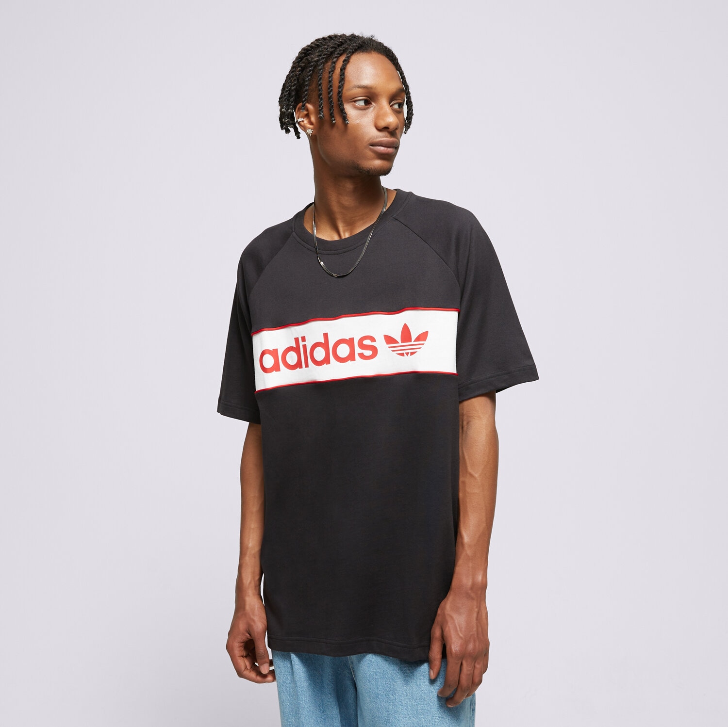 pánské tričko ADIDAS TRIČKO NY TEE IS1404 ČERNÁ