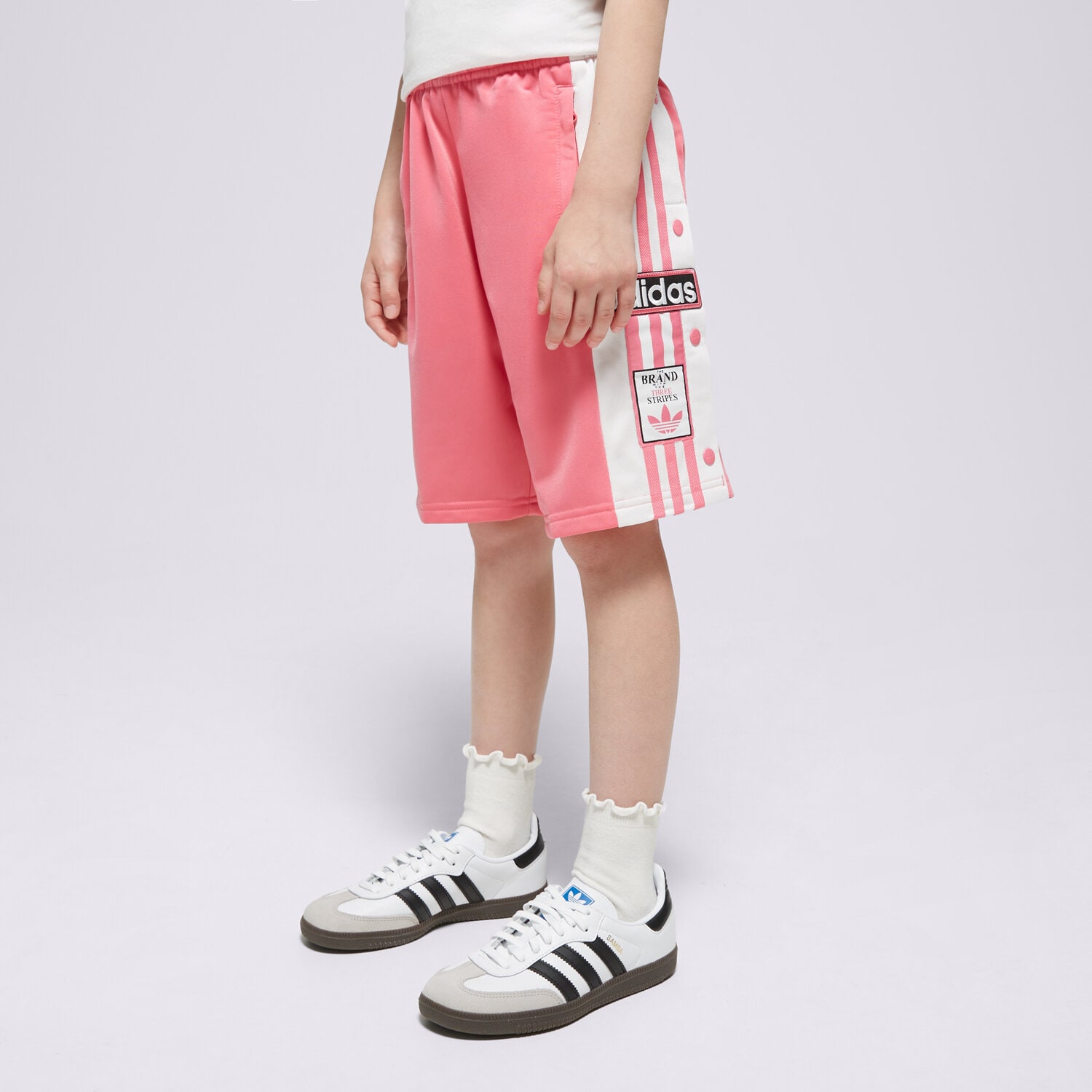 ADIDAS ŠORTKY  SHORTS GIRL IN2117 RŮŽOVÁ