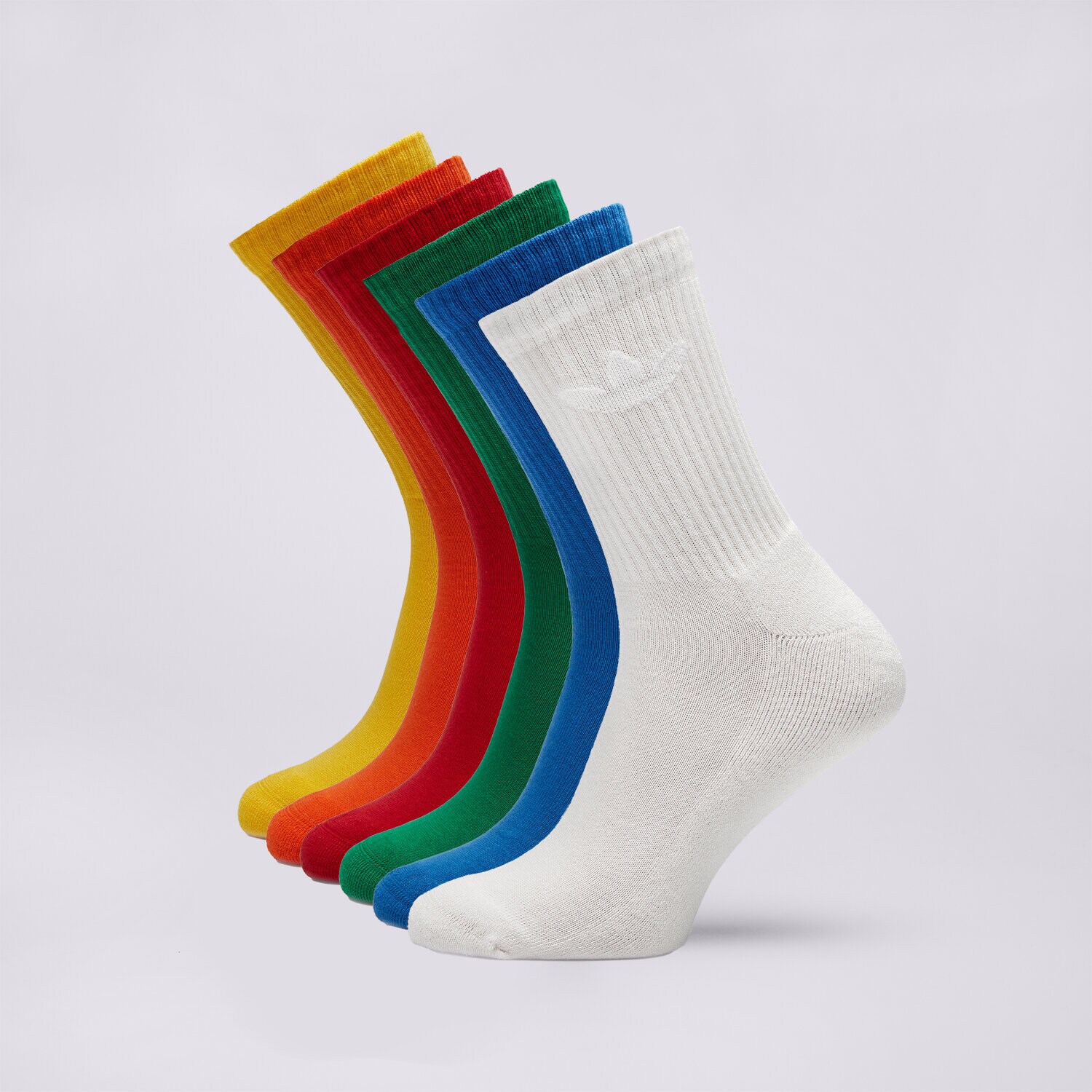 dámské ponožky ADIDAS PONOŽKY TRE CRW SCK 6PP IT7571 VÍCEBAREVNÁ