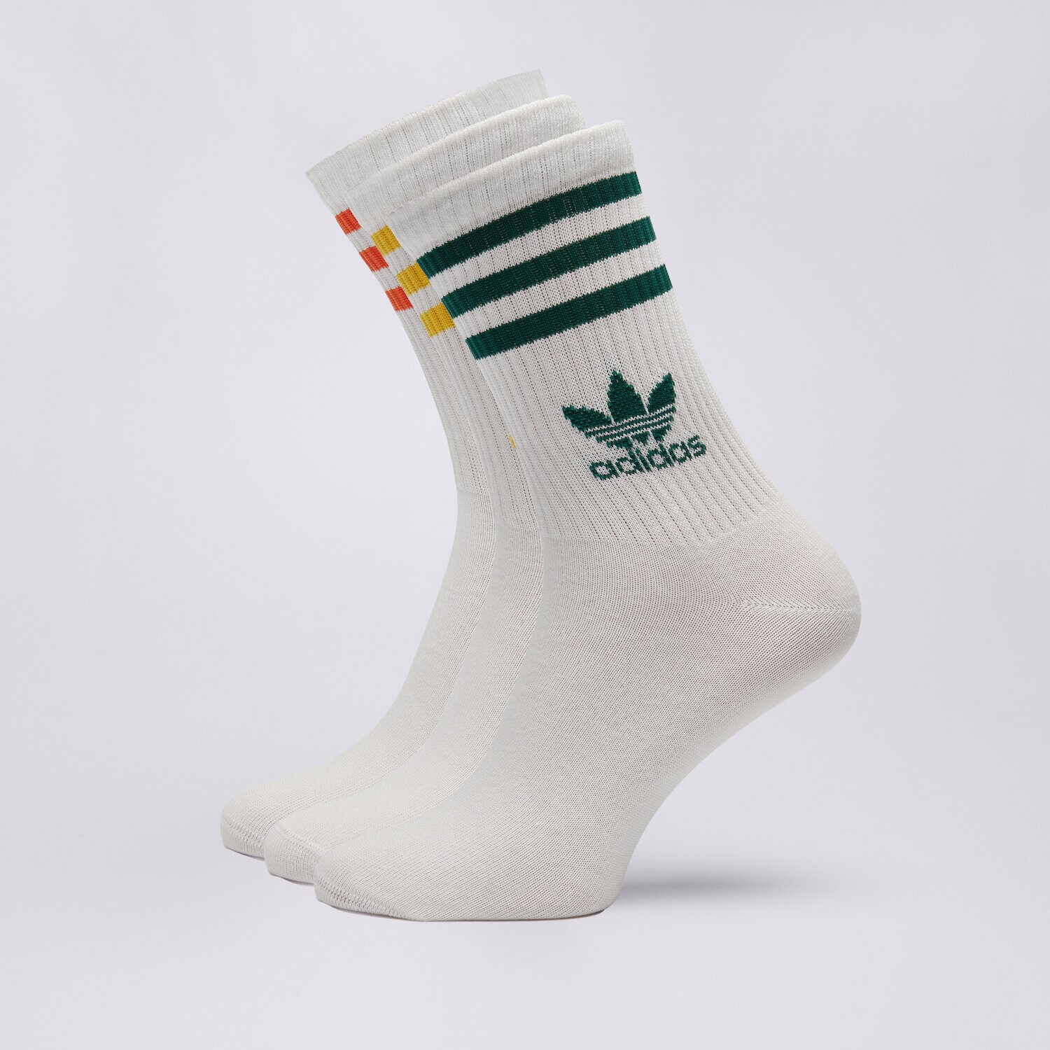 dámské ponožky ADIDAS PONOŽKY CREW SOCK 3STR IU2661 VÍCEBAREVNÁ