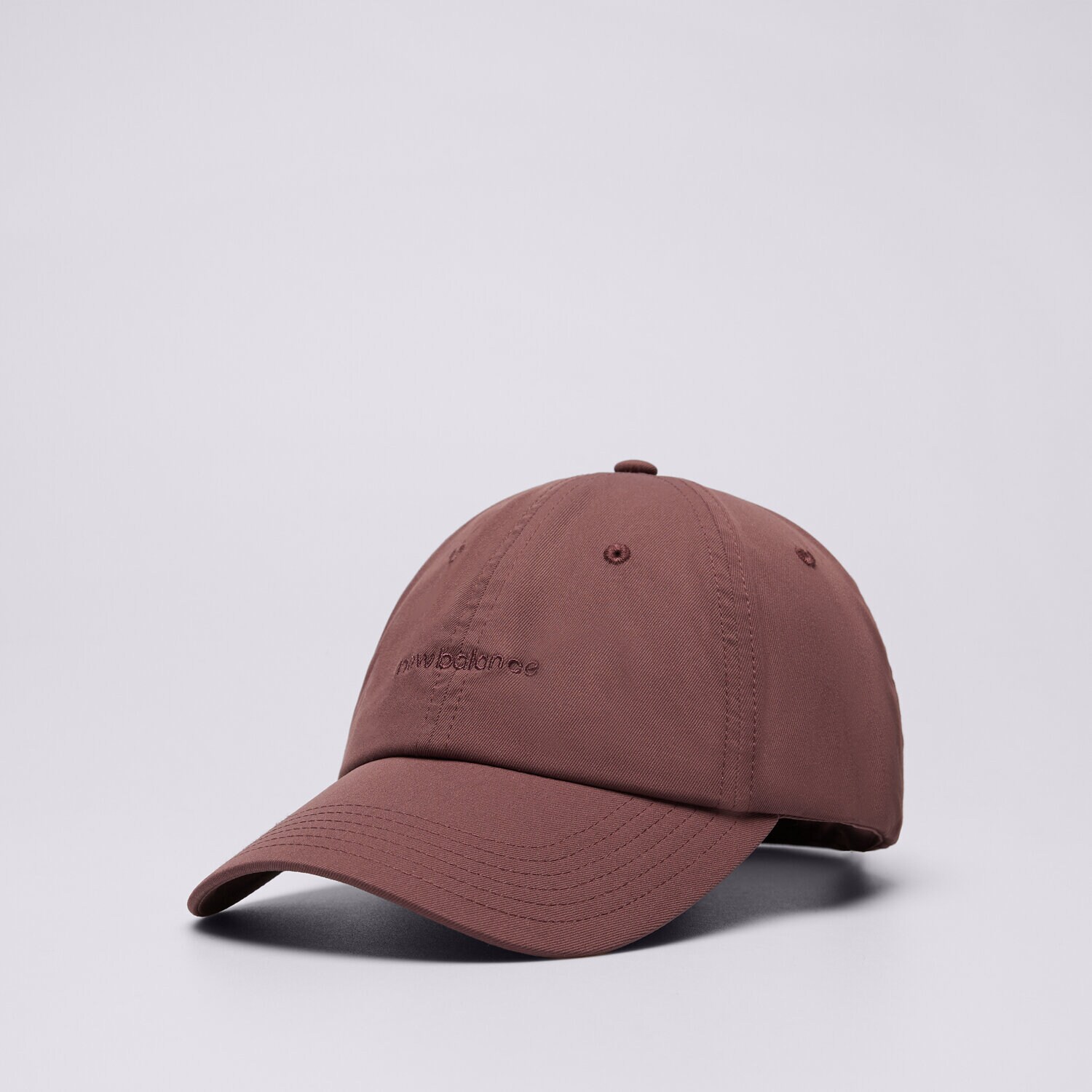 dětská kšiltovka NEW BALANCE ČEPICE 6 PANEL LINEAR LOGO HAT LAH21100LIE HNĚDÁ