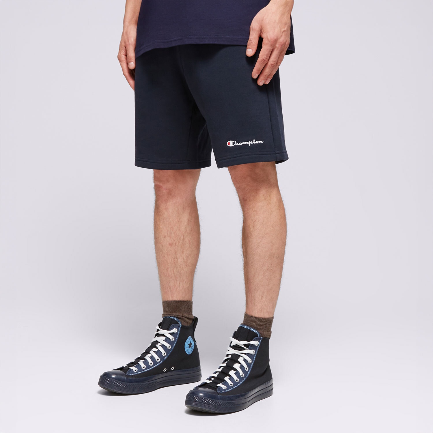 pánské kraťasy CHAMPION ŠORTKY  BERMUDA 219906BS501 TMAVOMODRÁ