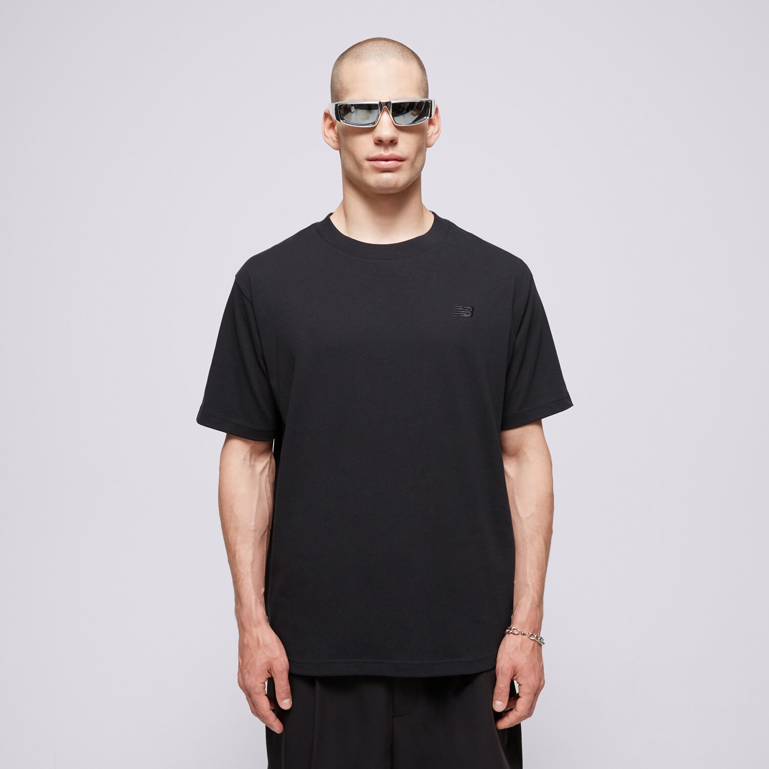pánské tričko NEW BALANCE TRIČKO ATHLETICS JERSEY TEE MT41533BK ČERNÁ
