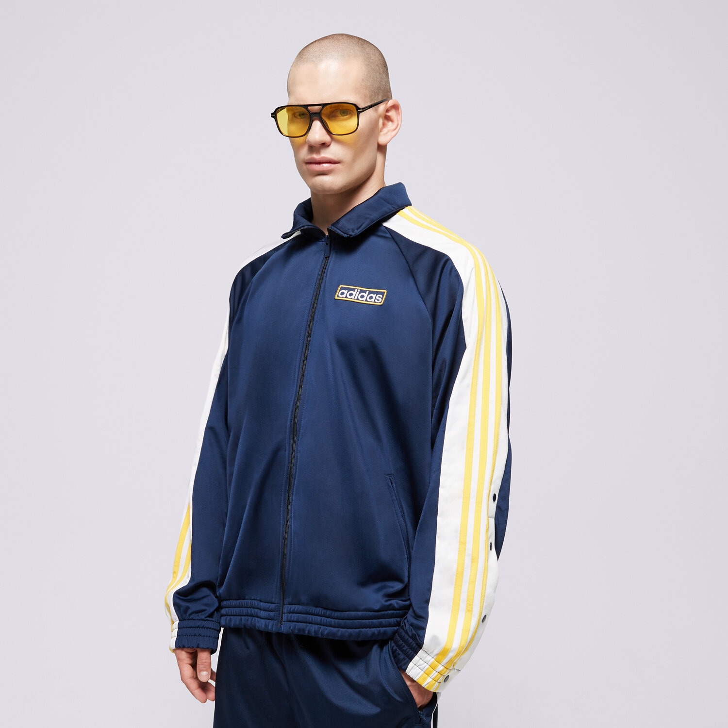 pánská mikina ADIDAS MIKINA ADIBREAK TT IU2363 TMAVOMODRÁ
