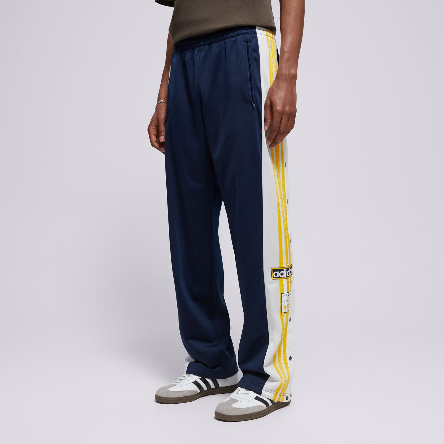 pánské kalhoty ADIDAS KALHOTY  ADIBREAK IM8223 TMAVOMODRÁ