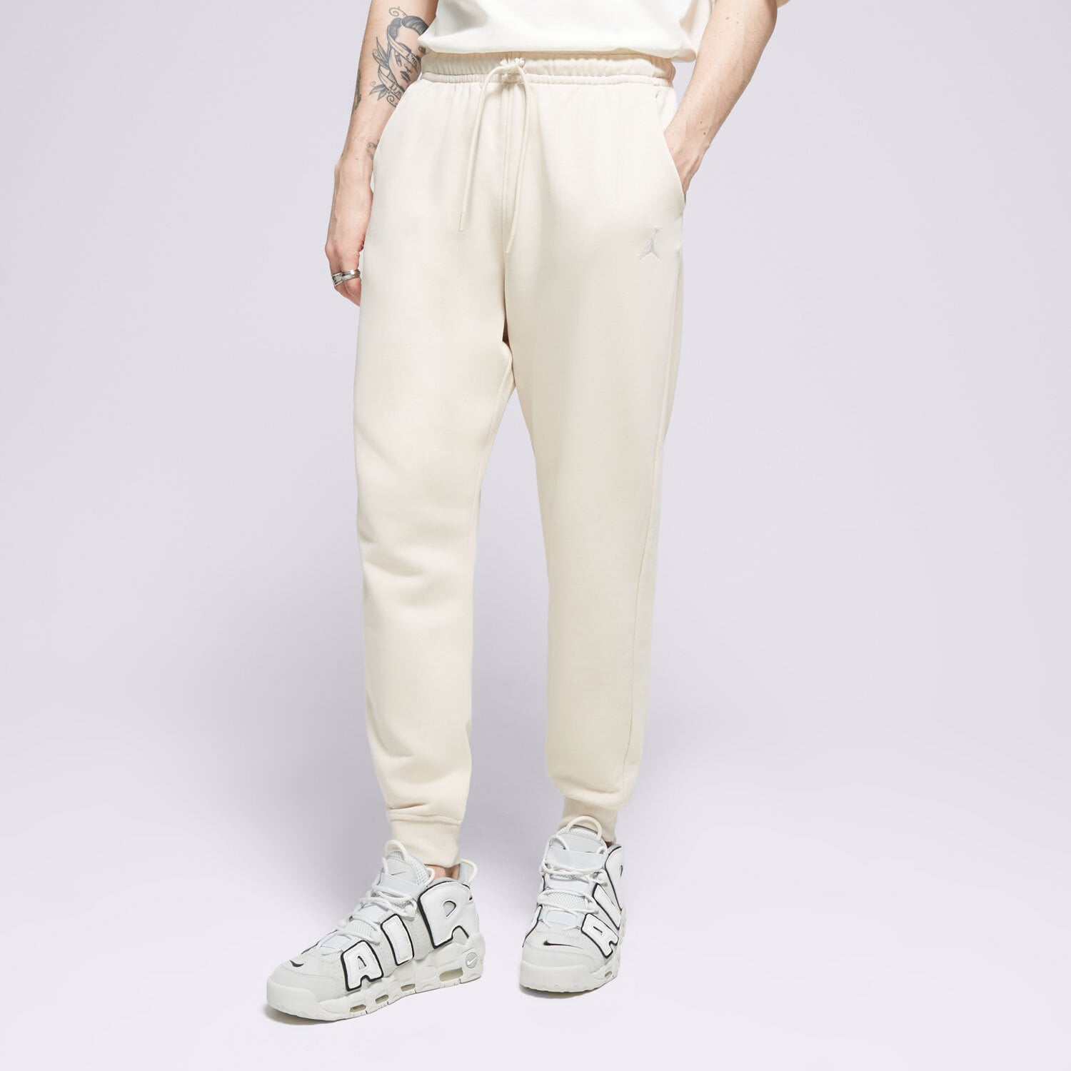 pánské kalhoty KALHOTY  M JORDAN ESS FLC PANT LB FQ7761-203 BÉŽOVÁ