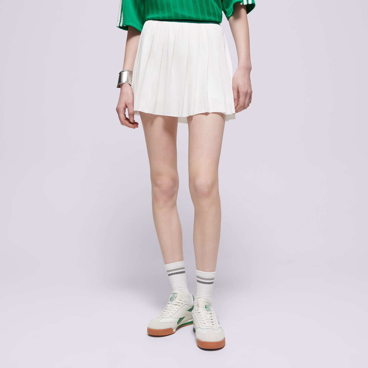 dámská sukně REEBOK SUKNĚ CL Q2 CS TENNIS SKIRT IN 100075523 BÉŽOVÁ