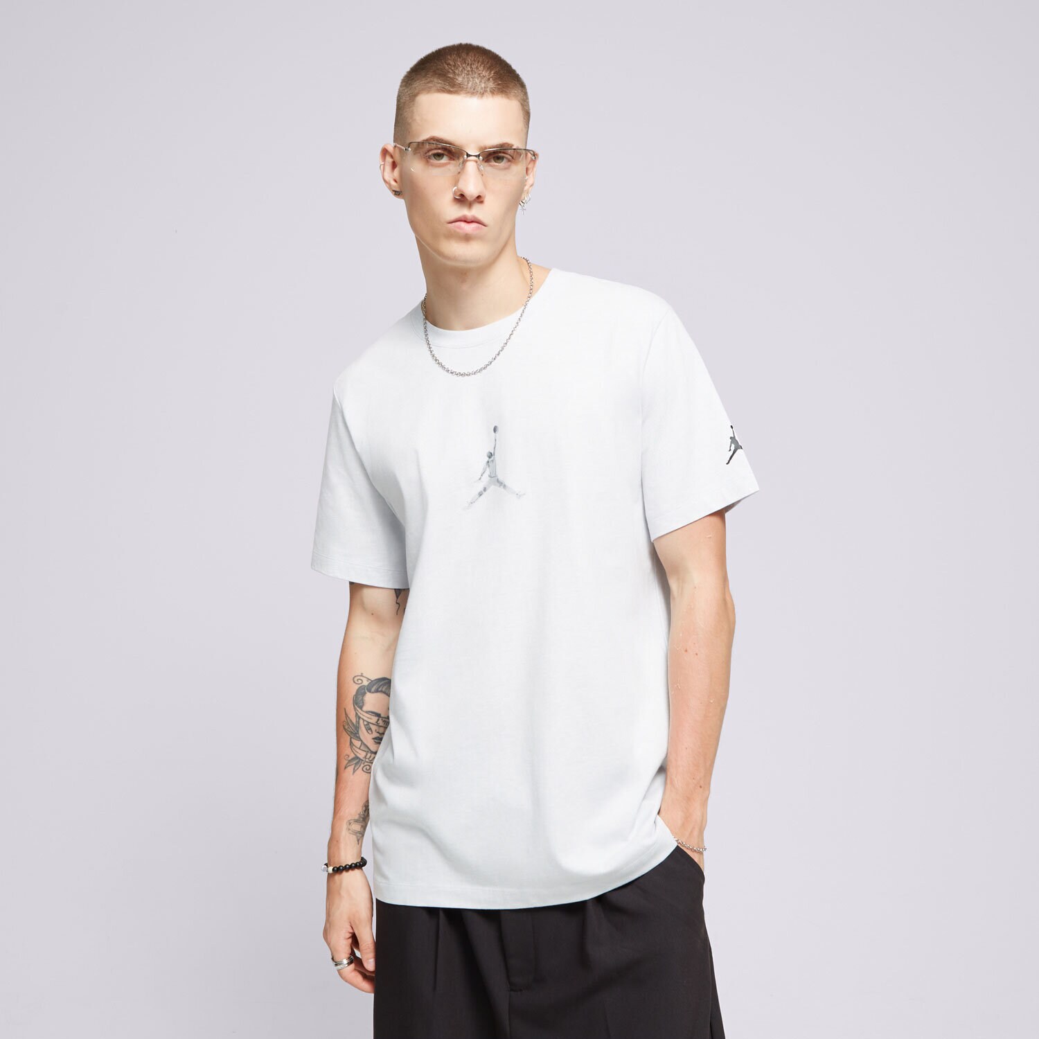 pánské tričko JORDAN TRIČKO M J FLT MVP GX SS CREW FN5988-043 ŠEDÁ