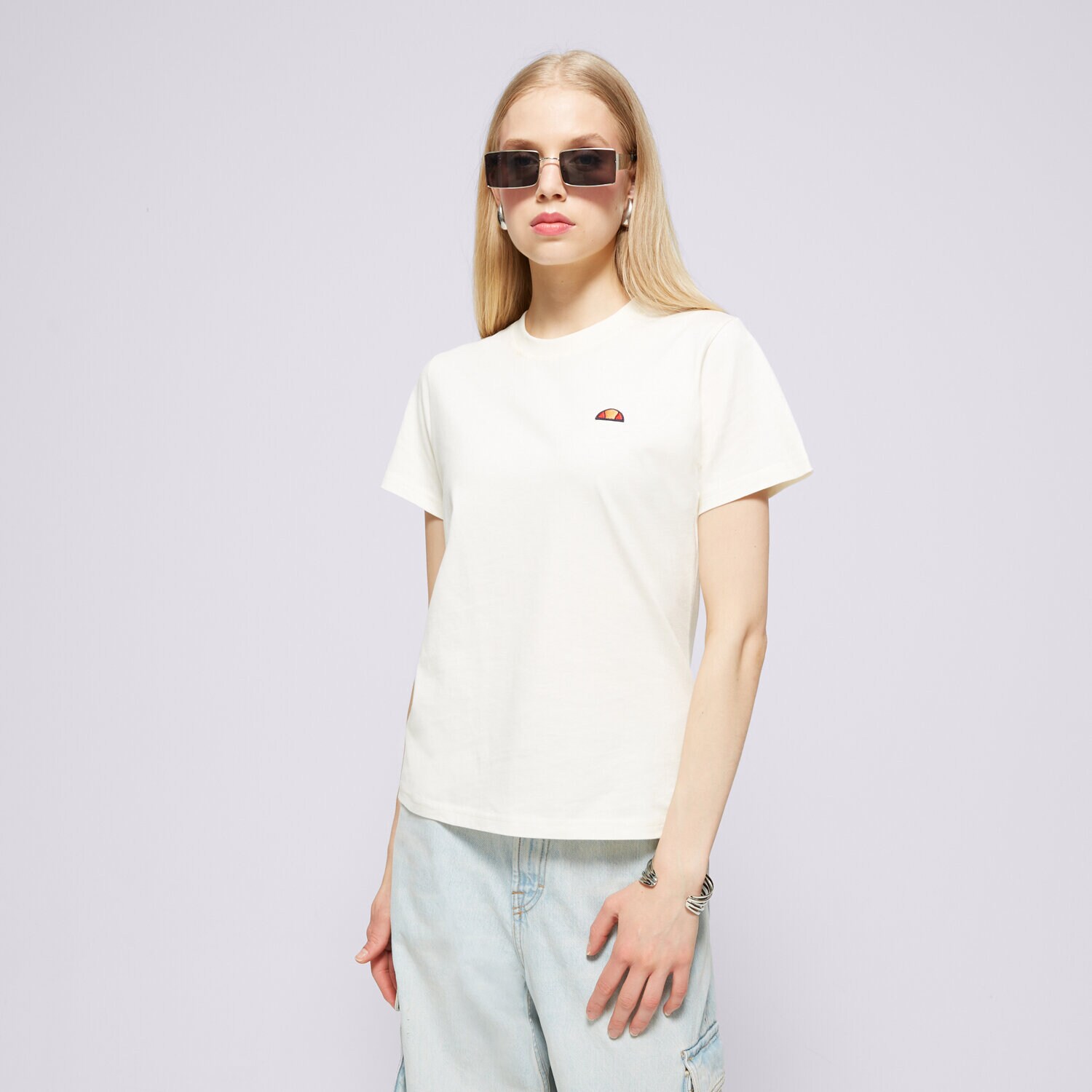 dámské tričko ELLESSE TRIČKO MELINDA OFF WHITE SMG19604904 BÉŽOVÁ