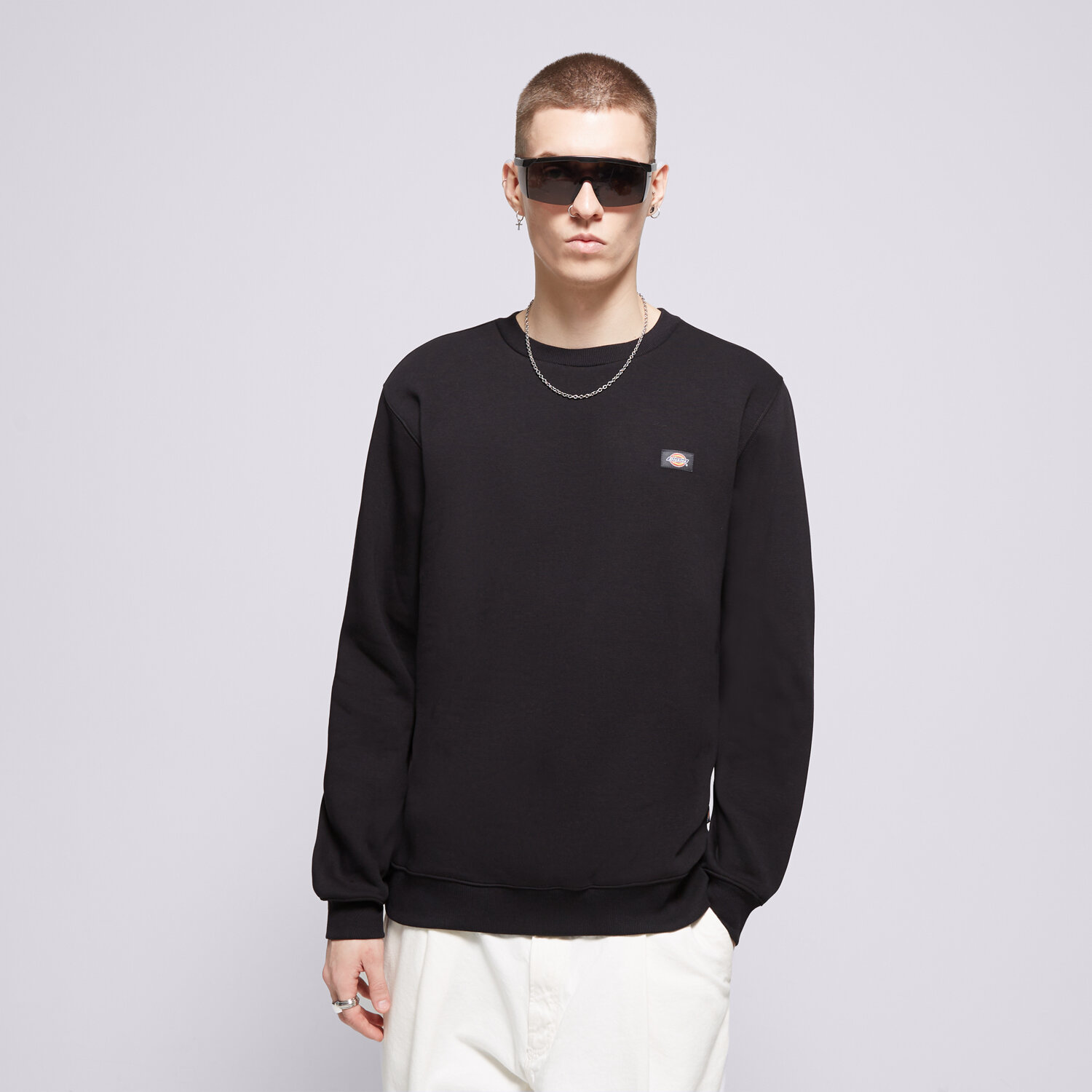 pánská mikina DICKIES MIKINA OAKPORT SWEATSHIRT DK0A4XCEBLK1 ČERNÁ