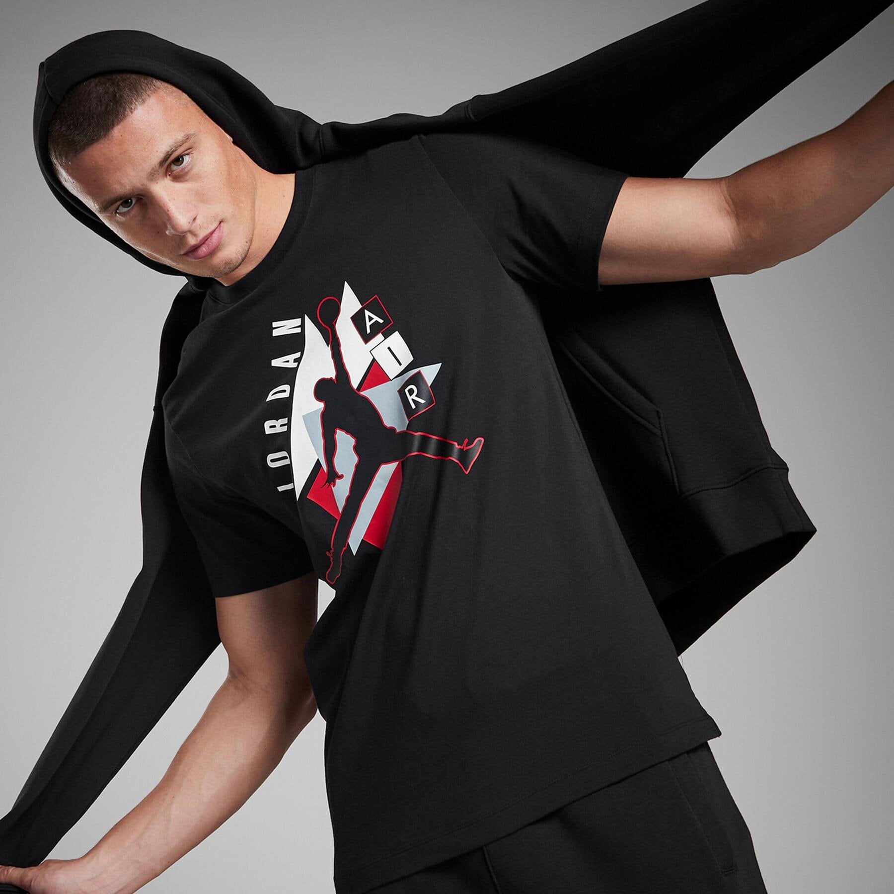 pánské tričko JORDAN TRIČKO M J BRAND GFX SS CREW3 FD7031-010 ČERNÁ