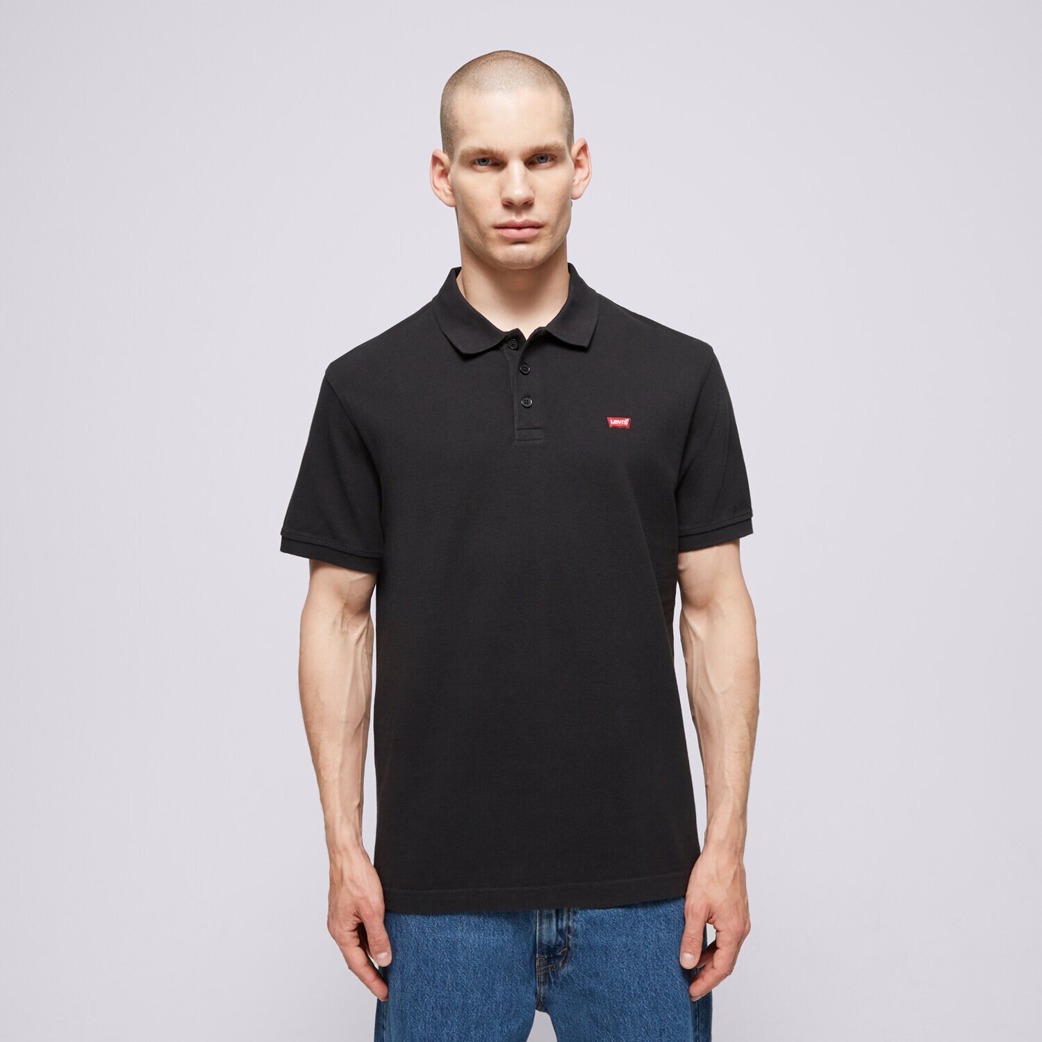 pánské polo tričko LEVI'S TRIČKO LEVIS HM TRIČKO BLACKS 35883-0007 ČERNÁ