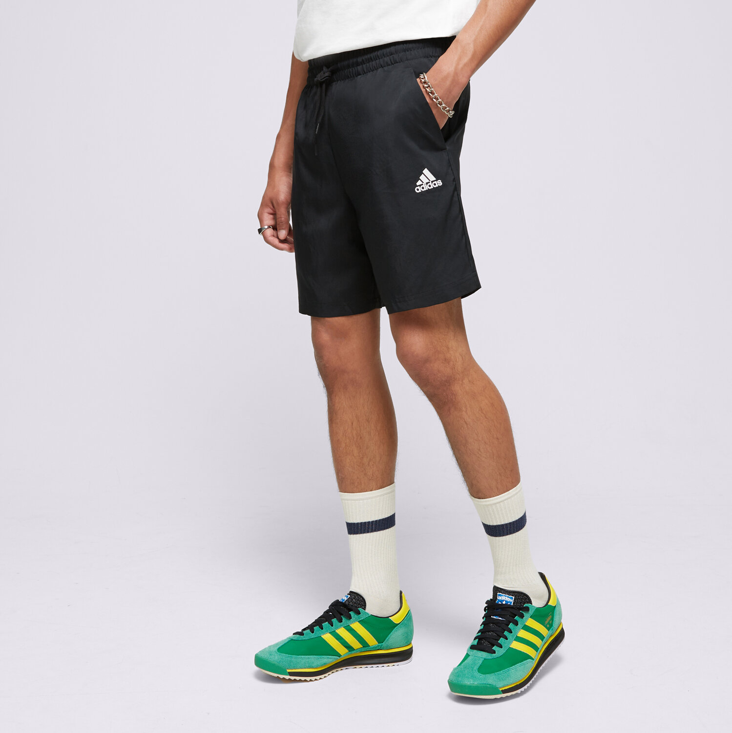 pánské kraťasy ADIDAS ŠORTKY  M SL CHELSEA IC9392 ČERNÁ