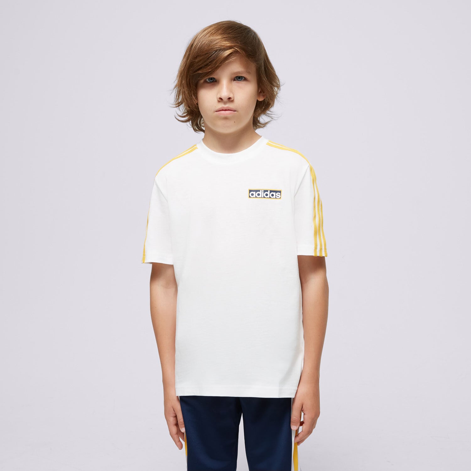 dětské tričko ADIDAS TRIČKO TEE BOY IN2121 BÍLÁ