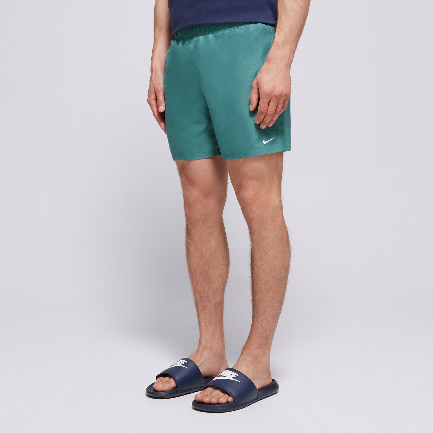 pánské kraťasy NIKE SWIM ŠORTKY  NIKE ESSENTIAL 5" SHORTS NESSA560-302 ZELENÁ