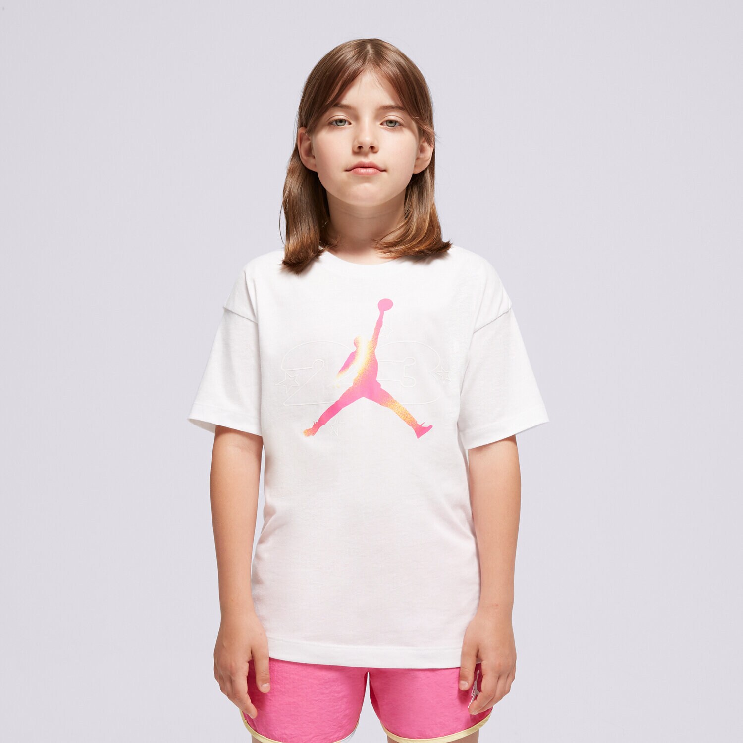 dětské tričko JORDAN TRIČKO JDG 23 LEMONADE STAND SS TEE G 45D166-001 BÍLÁ