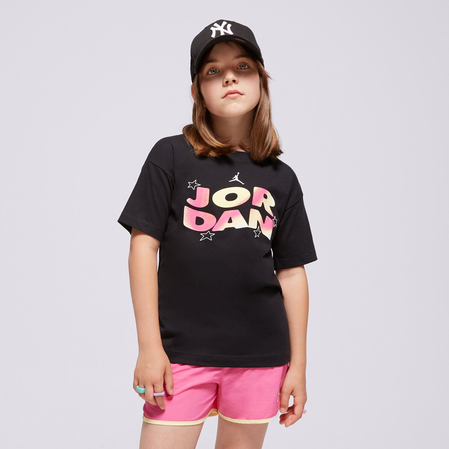 dětské tričko JORDAN TRIČKO JDG LEMONADE STAND SS TEE G 45D165-023 ČERNÁ