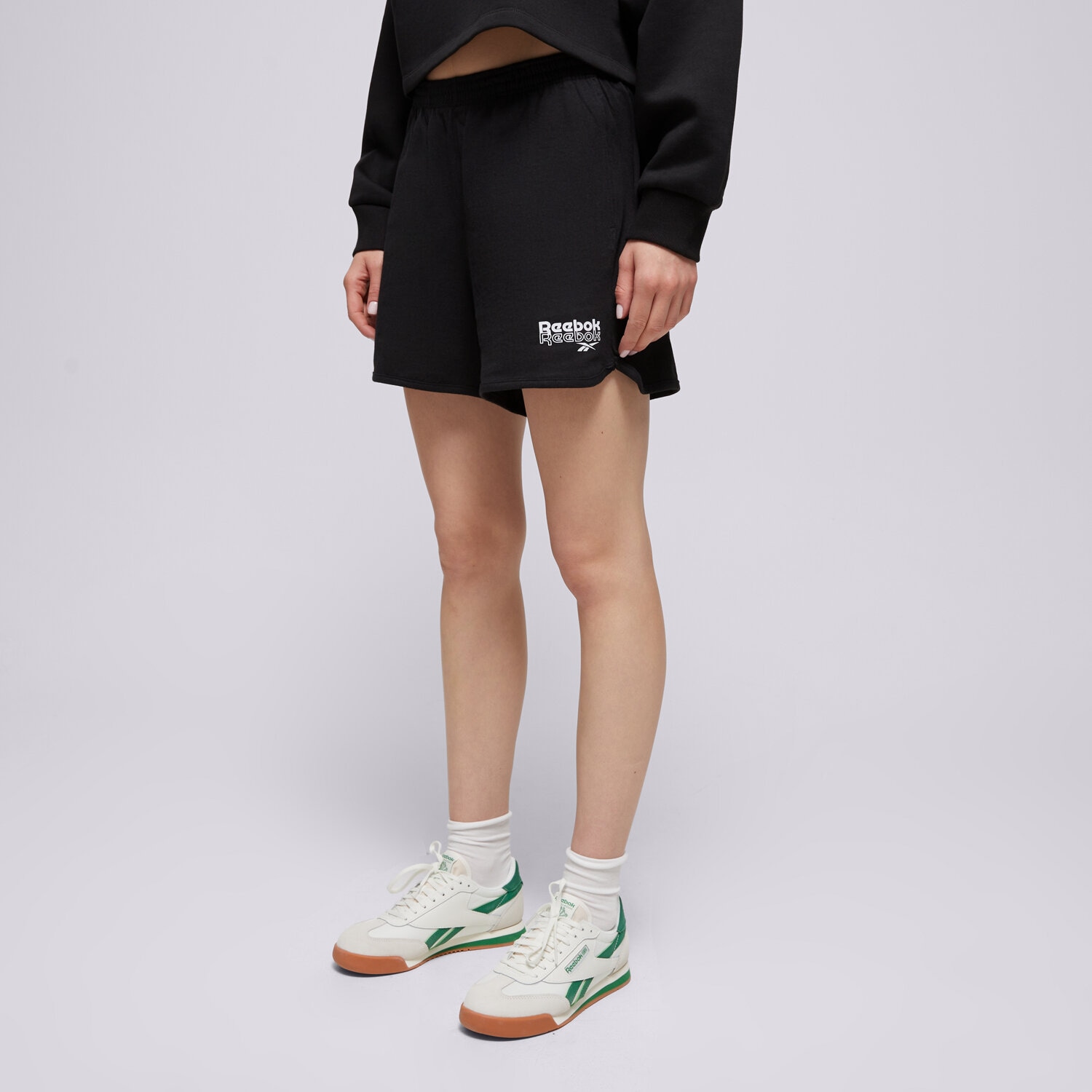 dámské kraťasy REEBOK ŠORTKY  RIE SHORT 100075406 ČERNÁ