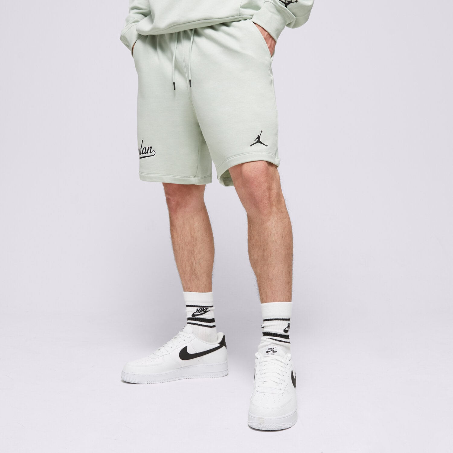 pánské kraťasy JORDAN ŠORTKY  M J FLT MVP FLC SHORT FN4700-005 Tyrkysová